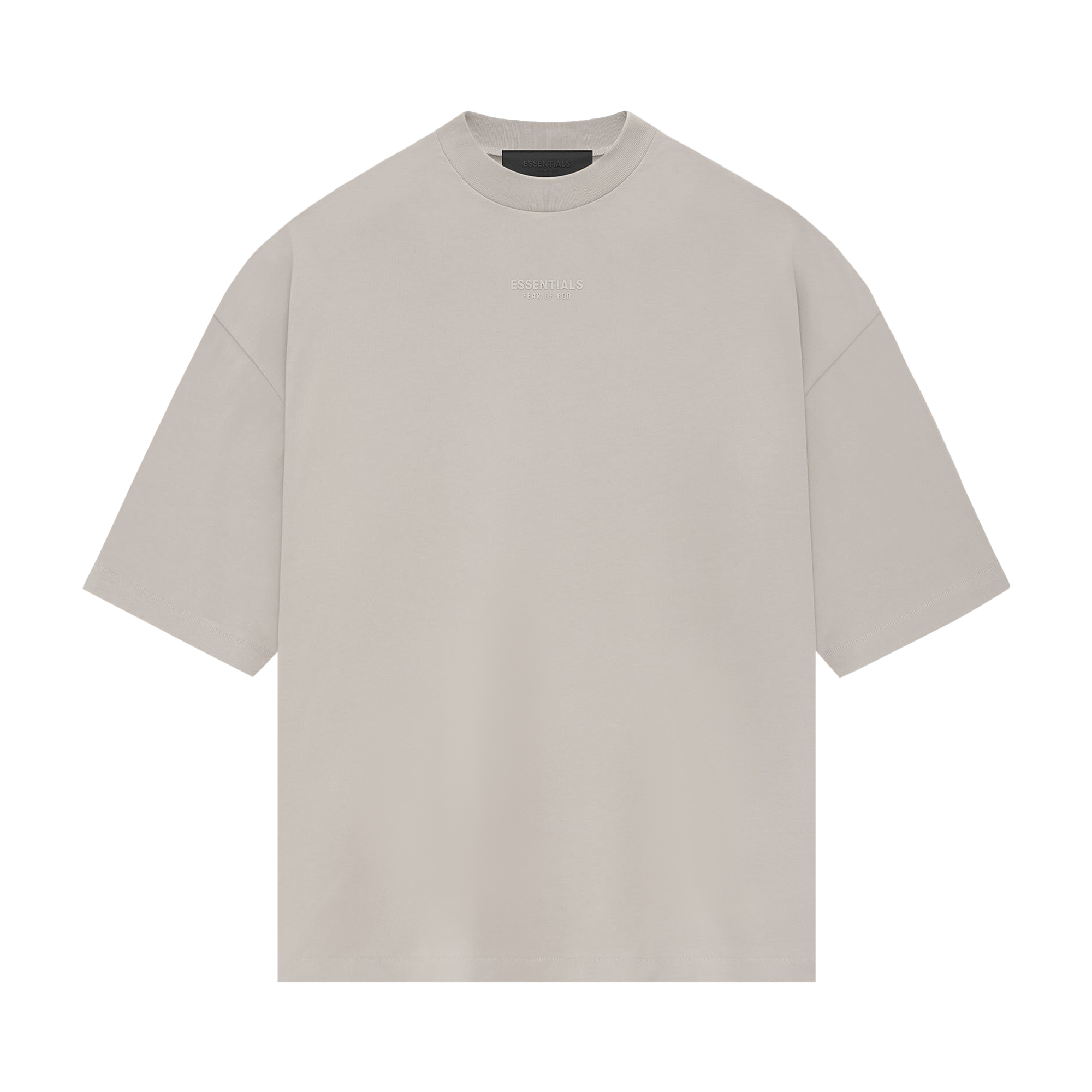 Pre-owned Essentials Fear Of God  Tee 'silver Cloud' In Grey