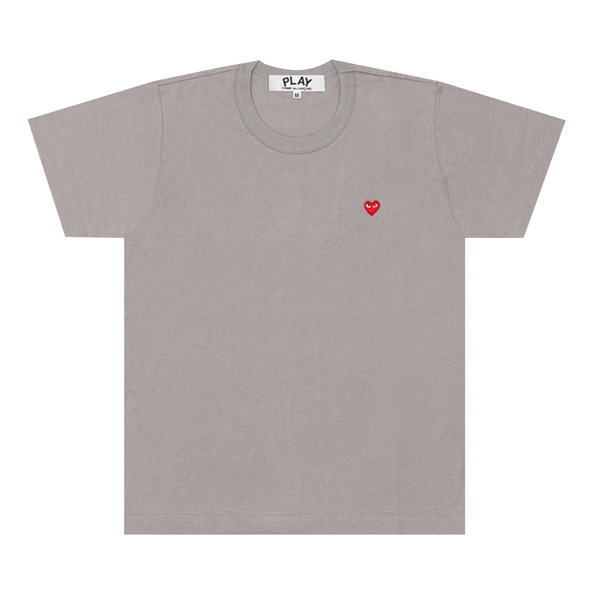 Pre-owned Comme Des Garçons Play Small Heart T-shirt 'grey'