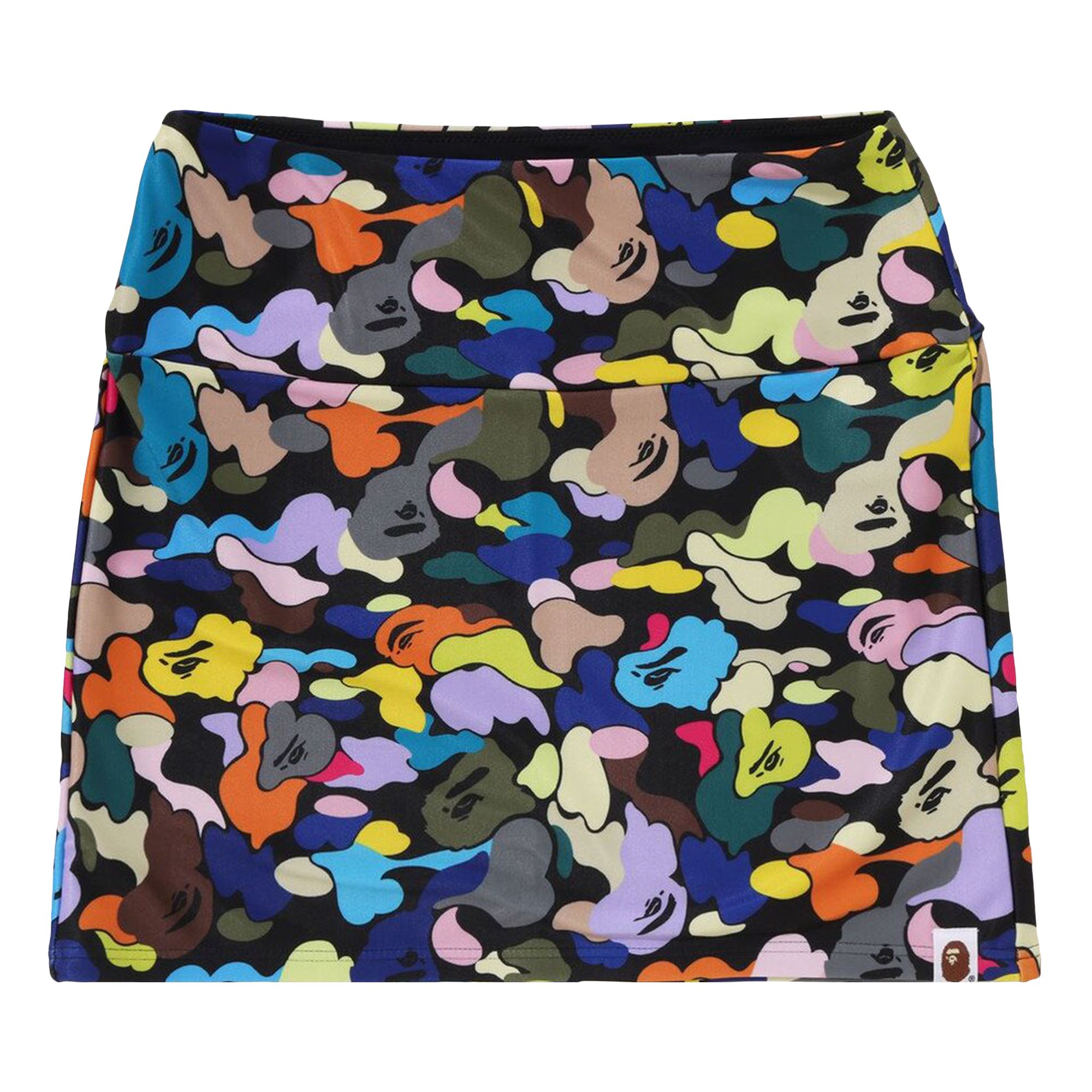 Pre-owned Bape Multi Camo Mini Skirt 'black' | Women's Size M