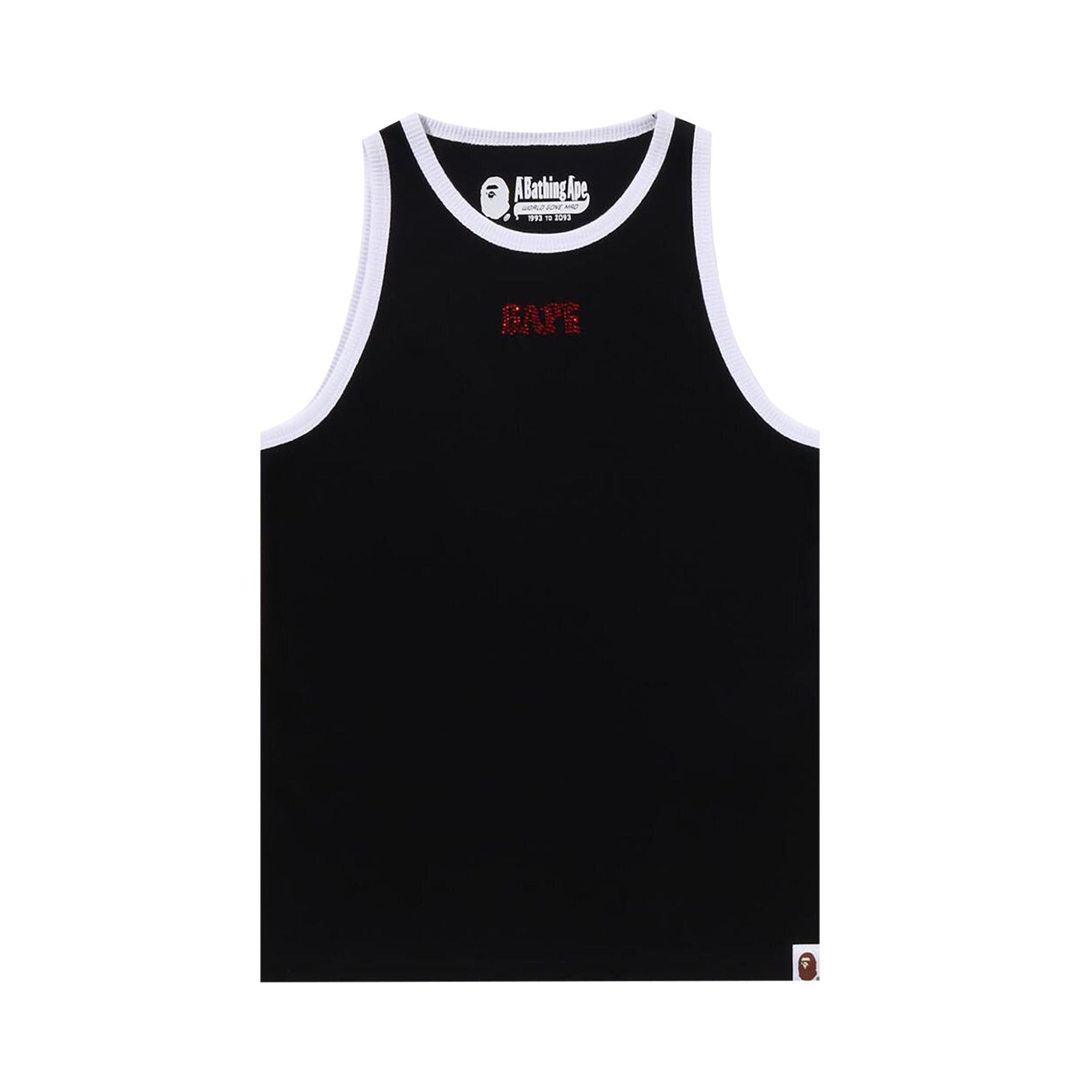 Pre-owned Bape Crystal Stone Tank Top 'black' | Women's Size M