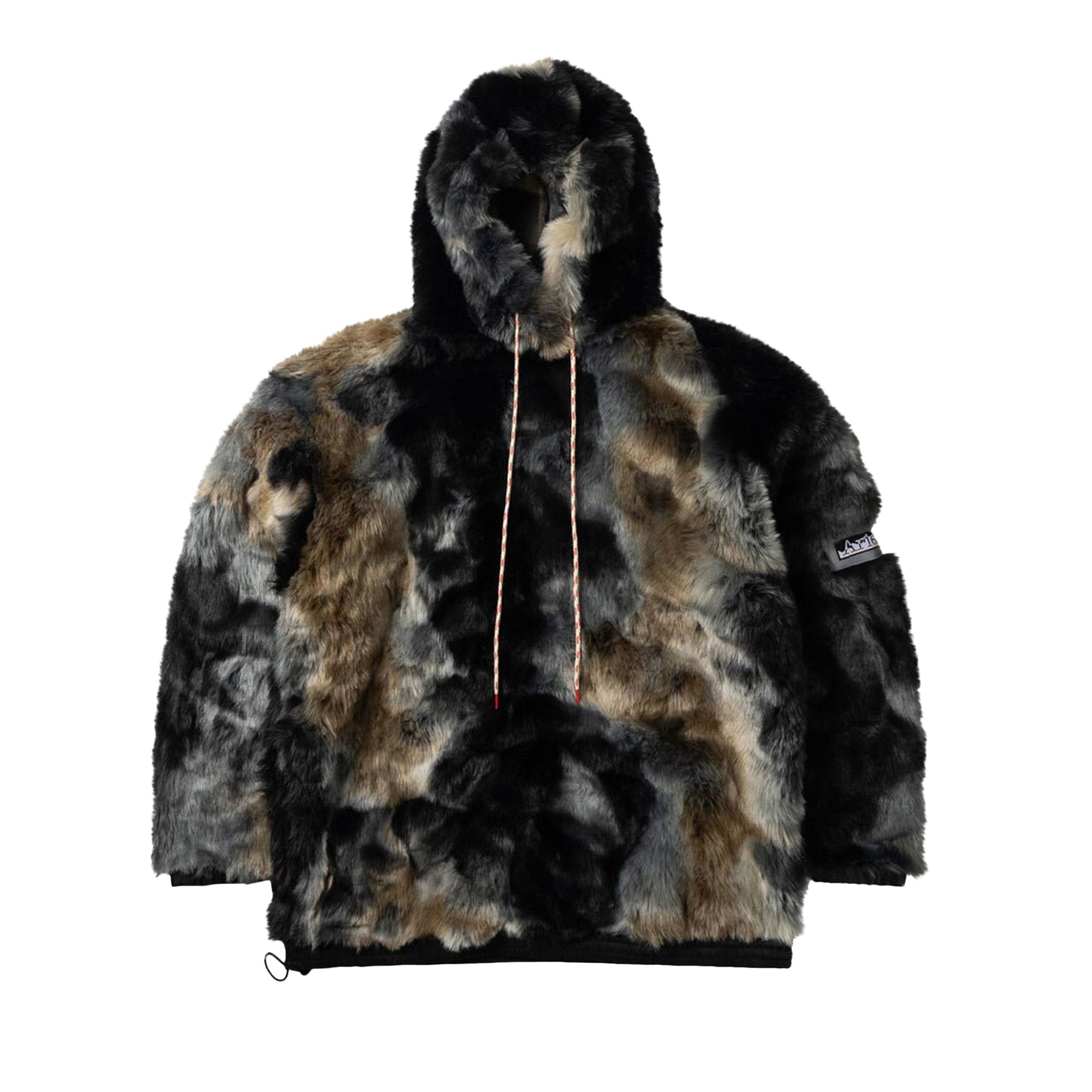 Pre-owned Aries Oversized Yeti Hoodie 'brown'