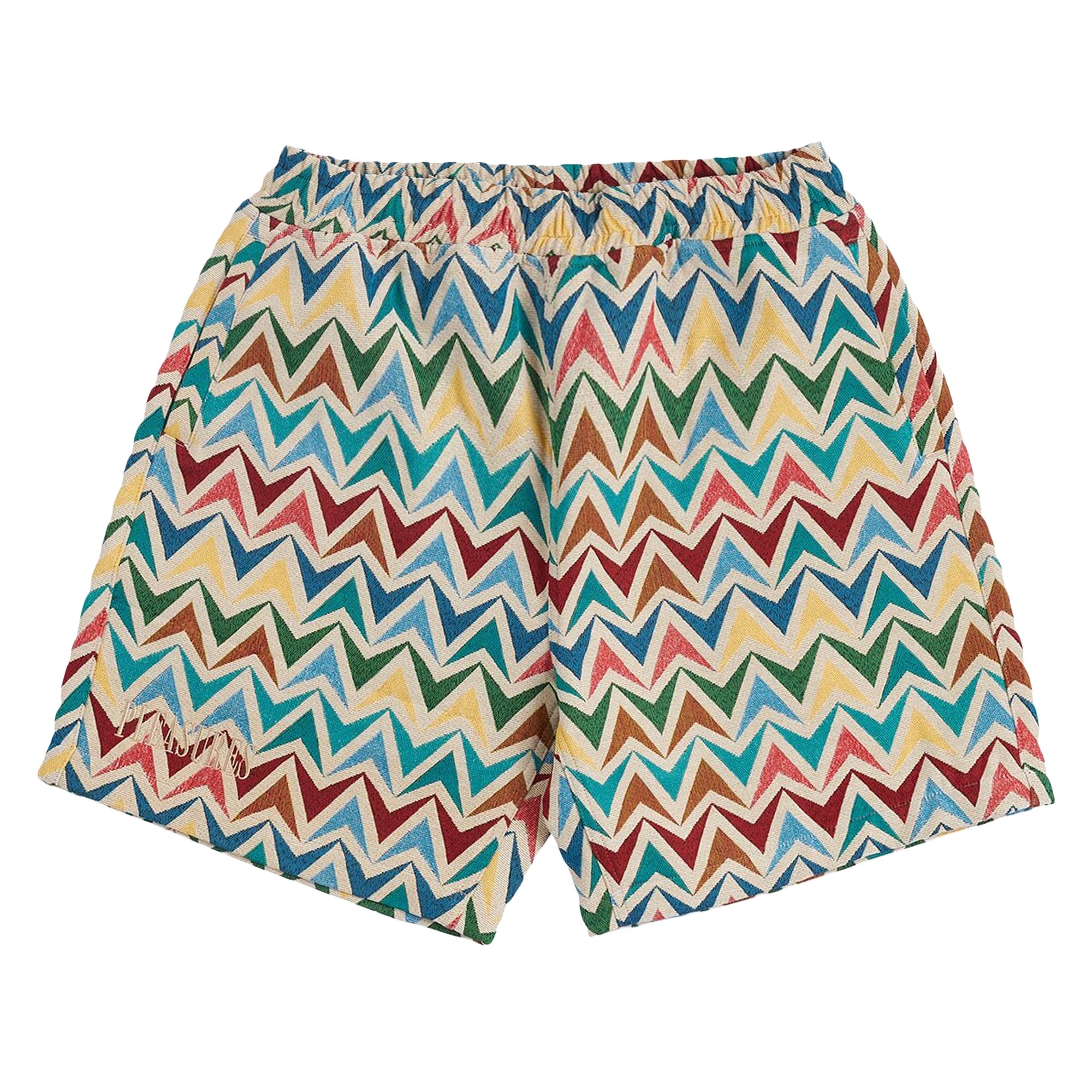 Pre-owned Pleasures Basket Woven Shorts 'khaki' | Brown | Men's Size S
