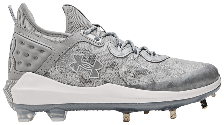 Under Armour Harper 8 Low ST Baseball Grey White