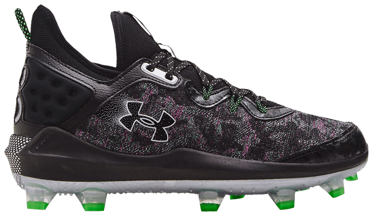 Under Armour Harper 8 Elite TPU Black Pink Green