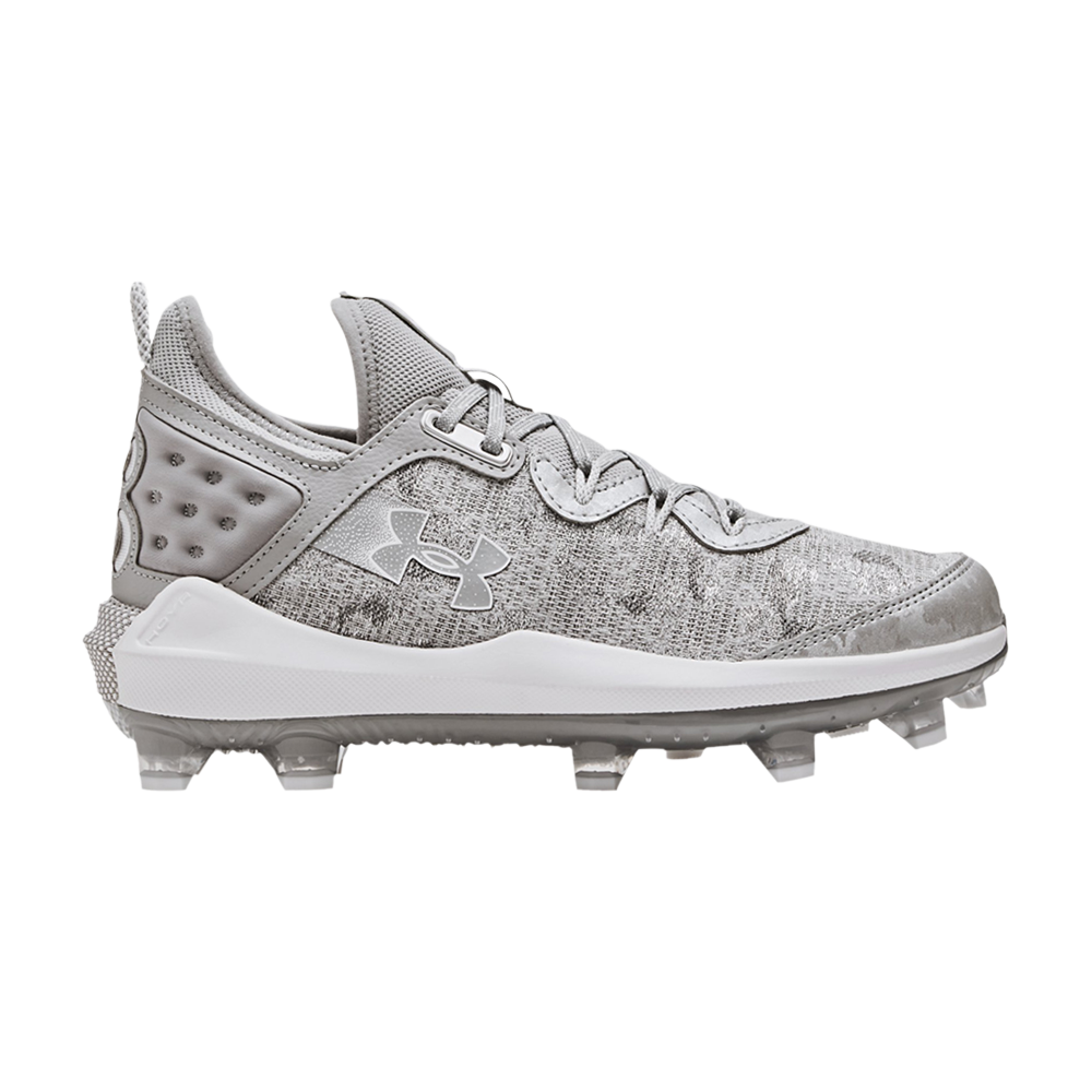 Pre-owned Under Armour Harper 8 Elite Tpu 'halo Grey White'