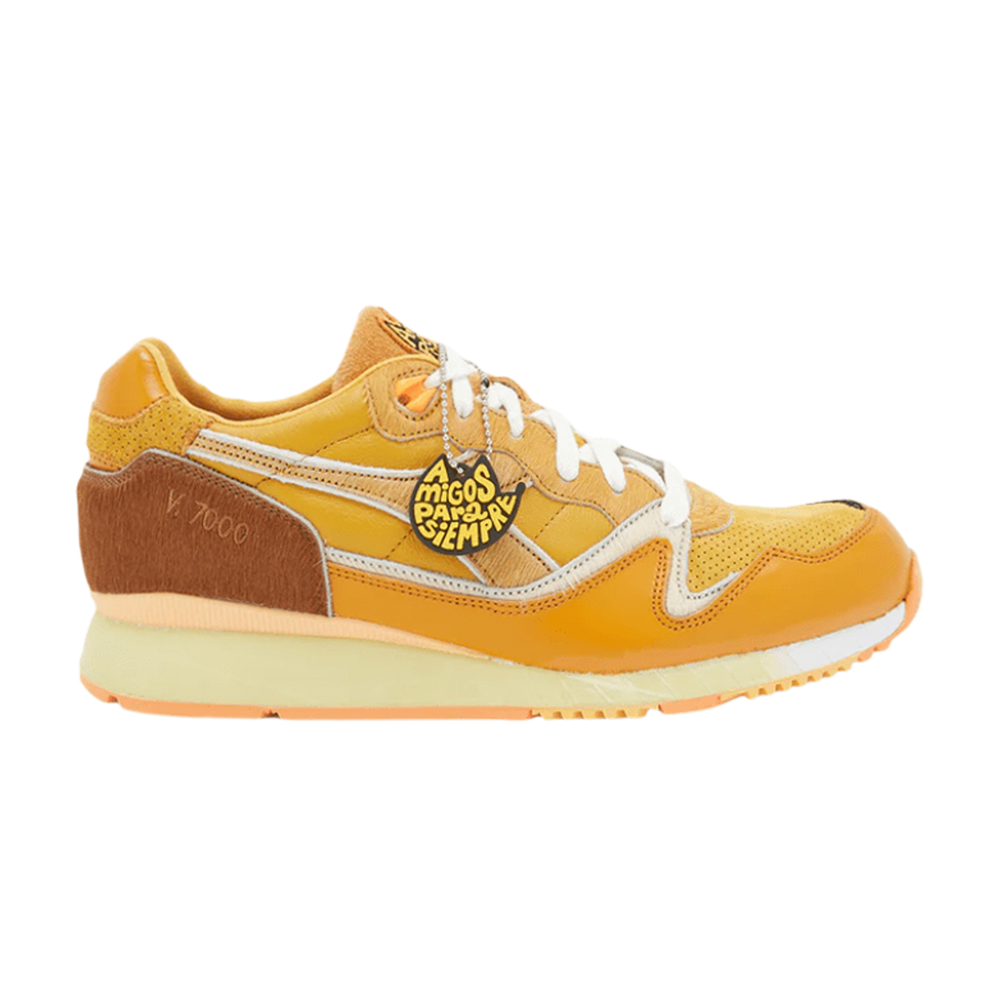 Pre-owned Diadora 24 Kilates X V7000 'friends For Life' In Yellow