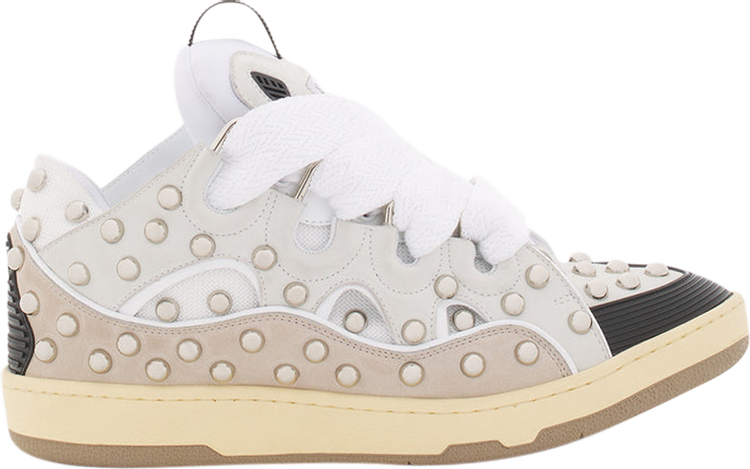 Lanvin Curb 'White Studded'