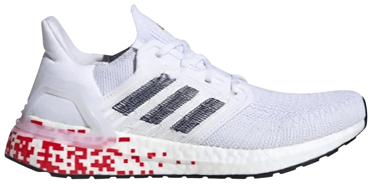 Adidas Wmns UltraBoost 20 White Red Digital