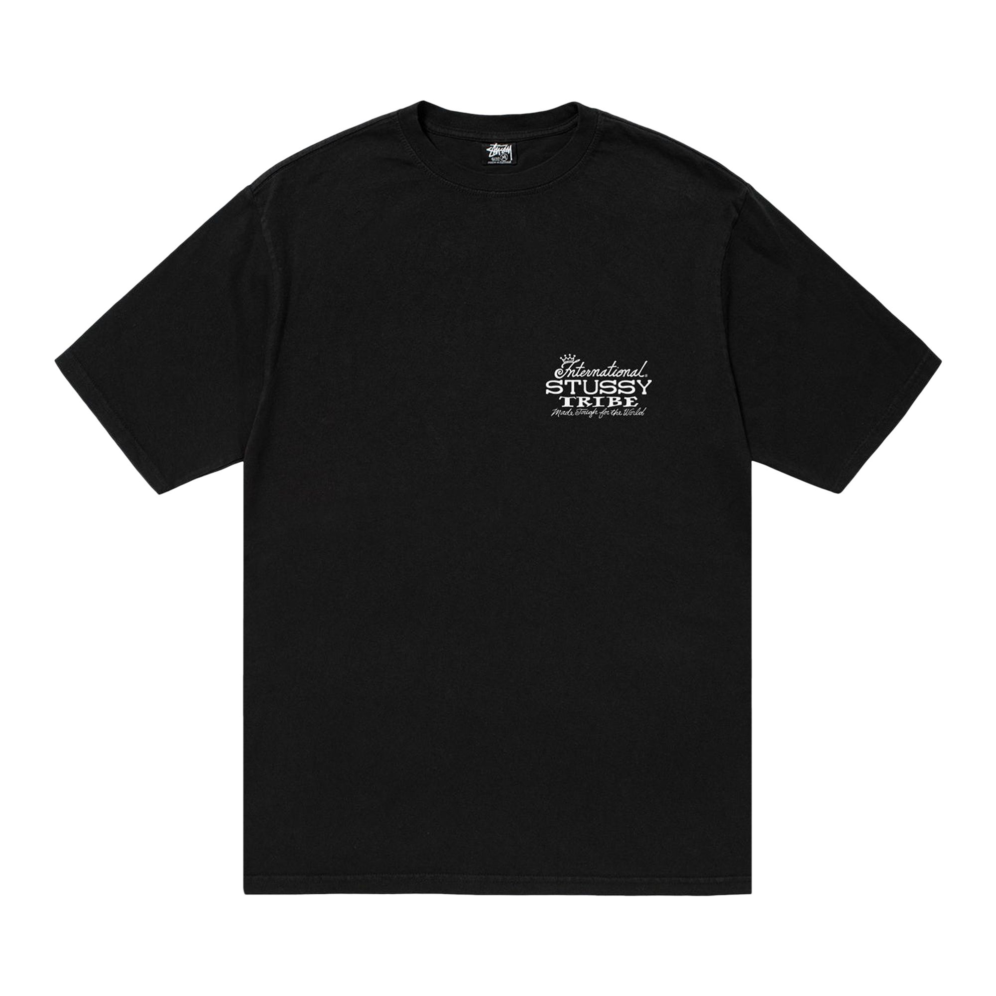 Pre-owned Stussy Ist Tee Pigment Dyed 'black'
