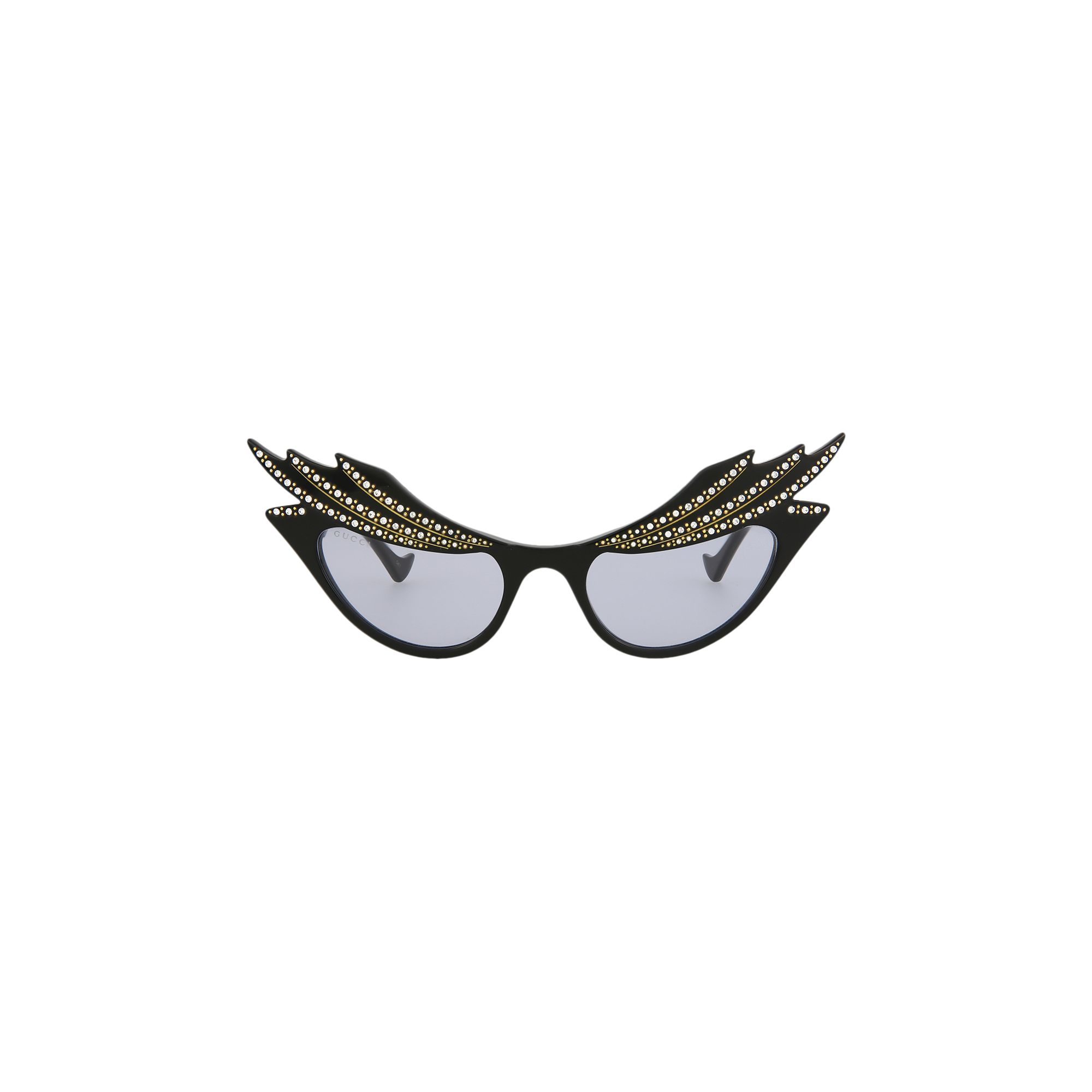 Pre-owned Gucci Cat Eye Sunglasses 'black/violet'