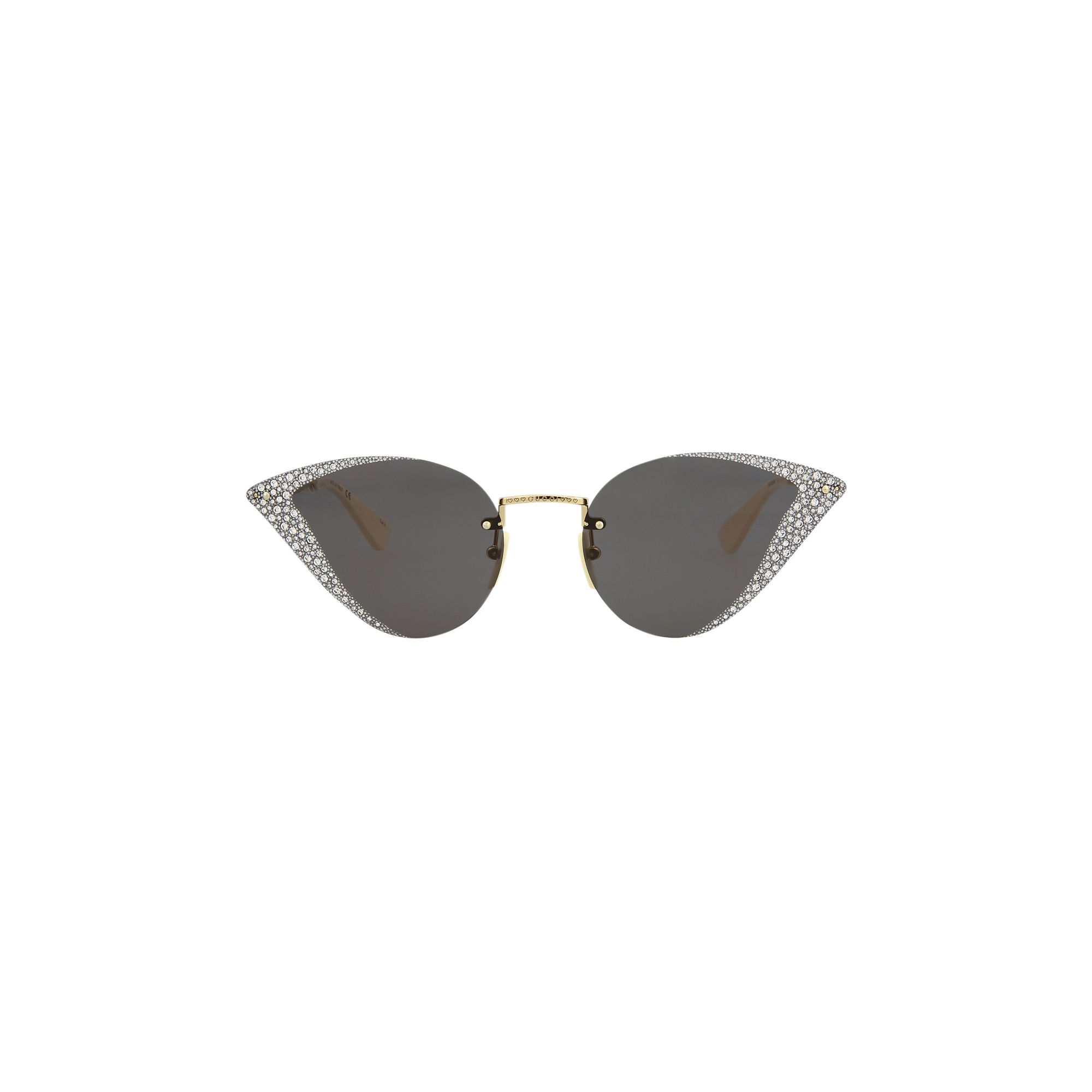 Gucci Cat Eye Sunglasses 'Gold/Grey' | Women's Size Onesize