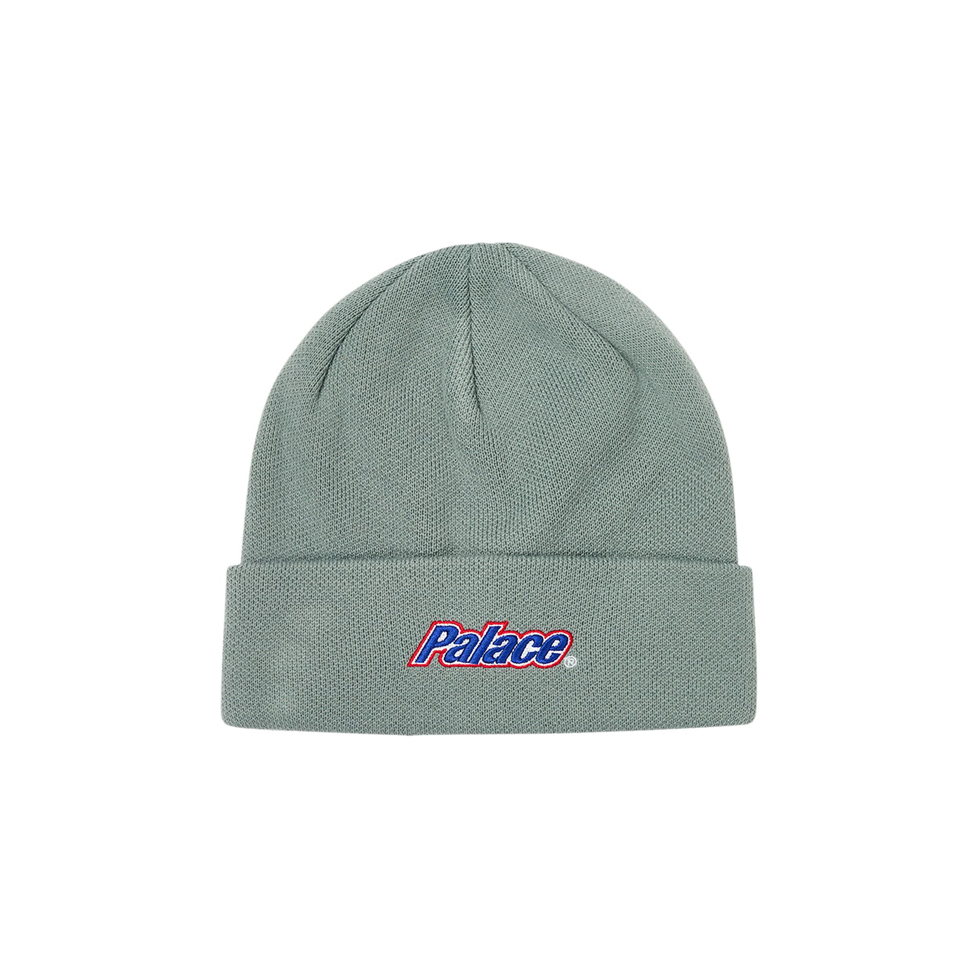 Pre-owned Palace Lowercase Cuff Beanie 'jade' In Green