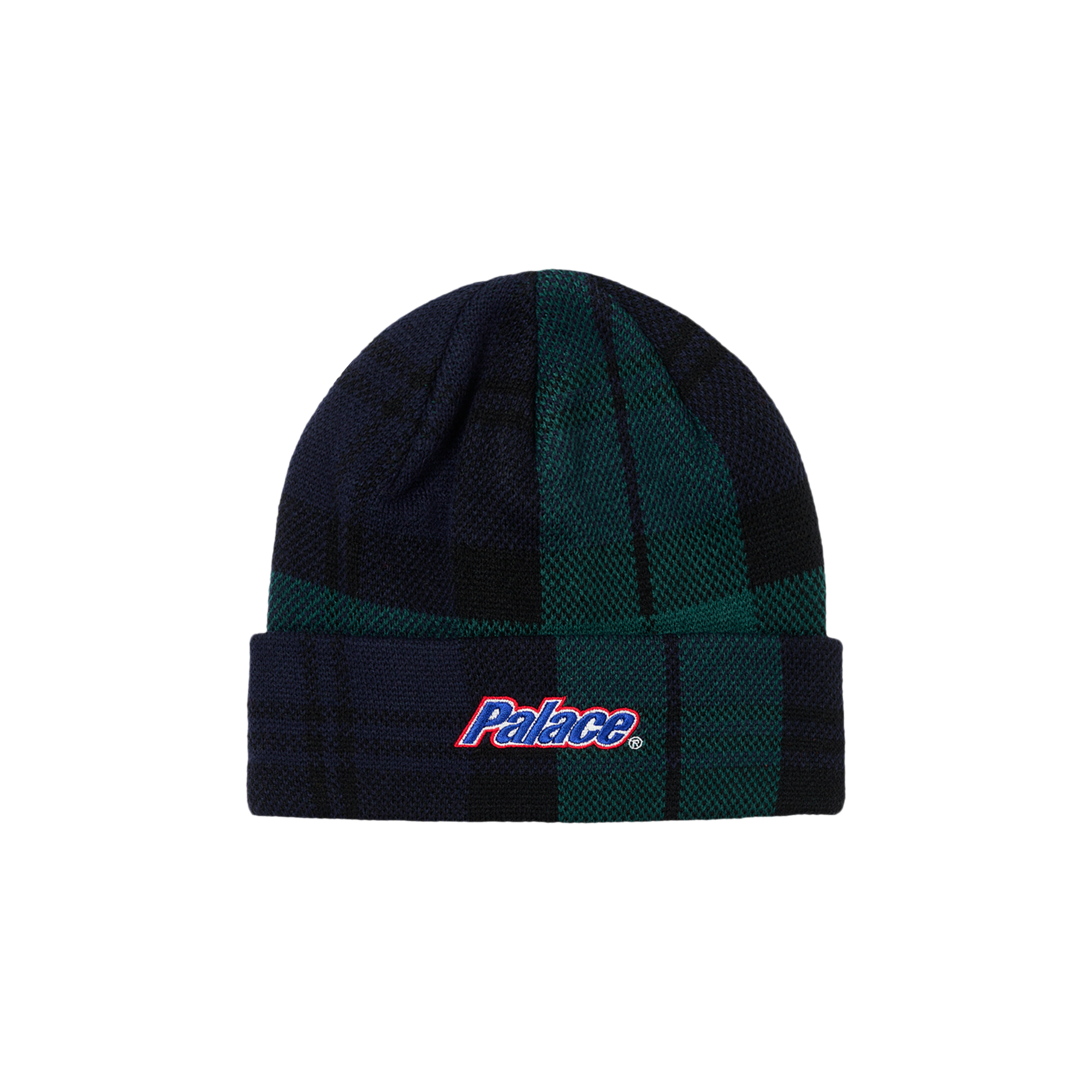 Pre-owned Palace Lowercase Cuff Beanie 'blackwatch Check'