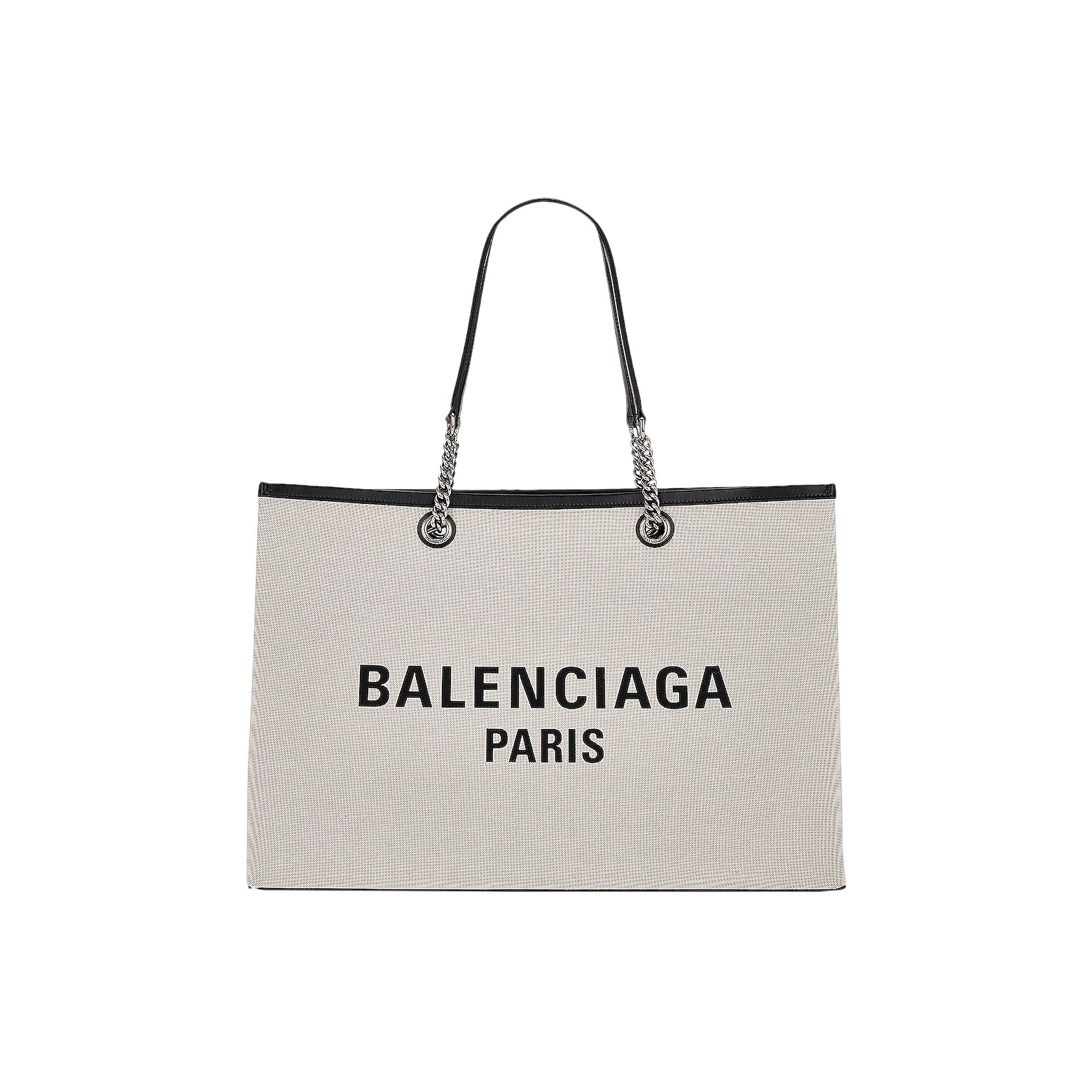 Pre-owned Balenciaga Duty Free Large Tote Bag 'natural' | Cream | Women's Size Onesize In White