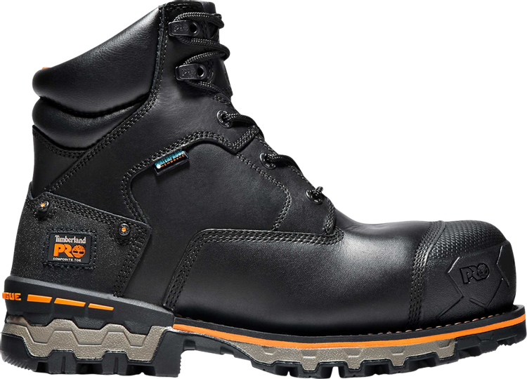 Boondock 6 Inch Composite Toe Waterproof Work Boot 'Black'