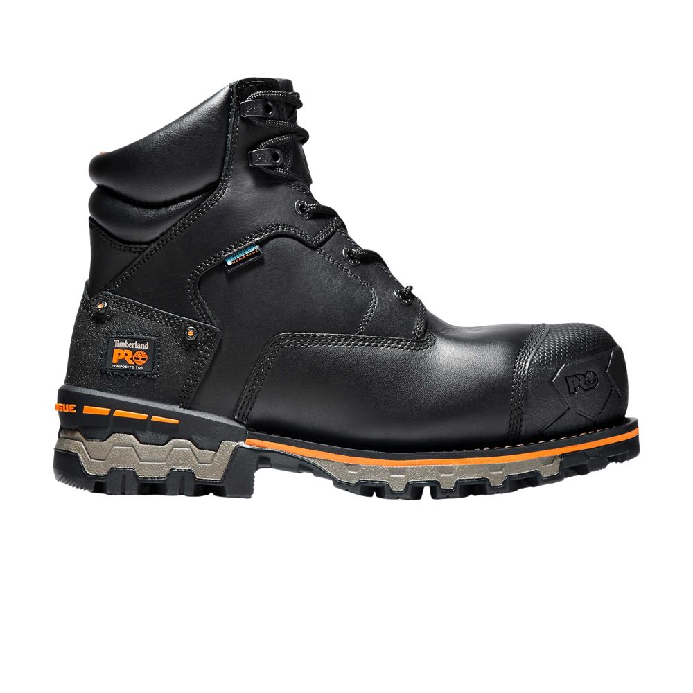 Timberland Boondock 6 Inch Composite Toe Waterproof Work Boot 'Black' | Men's Size 9.5