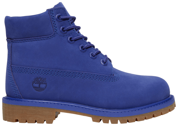 Timberland 6 Inch Premium Boot Junior 50th Anniversary   Bright Blue
