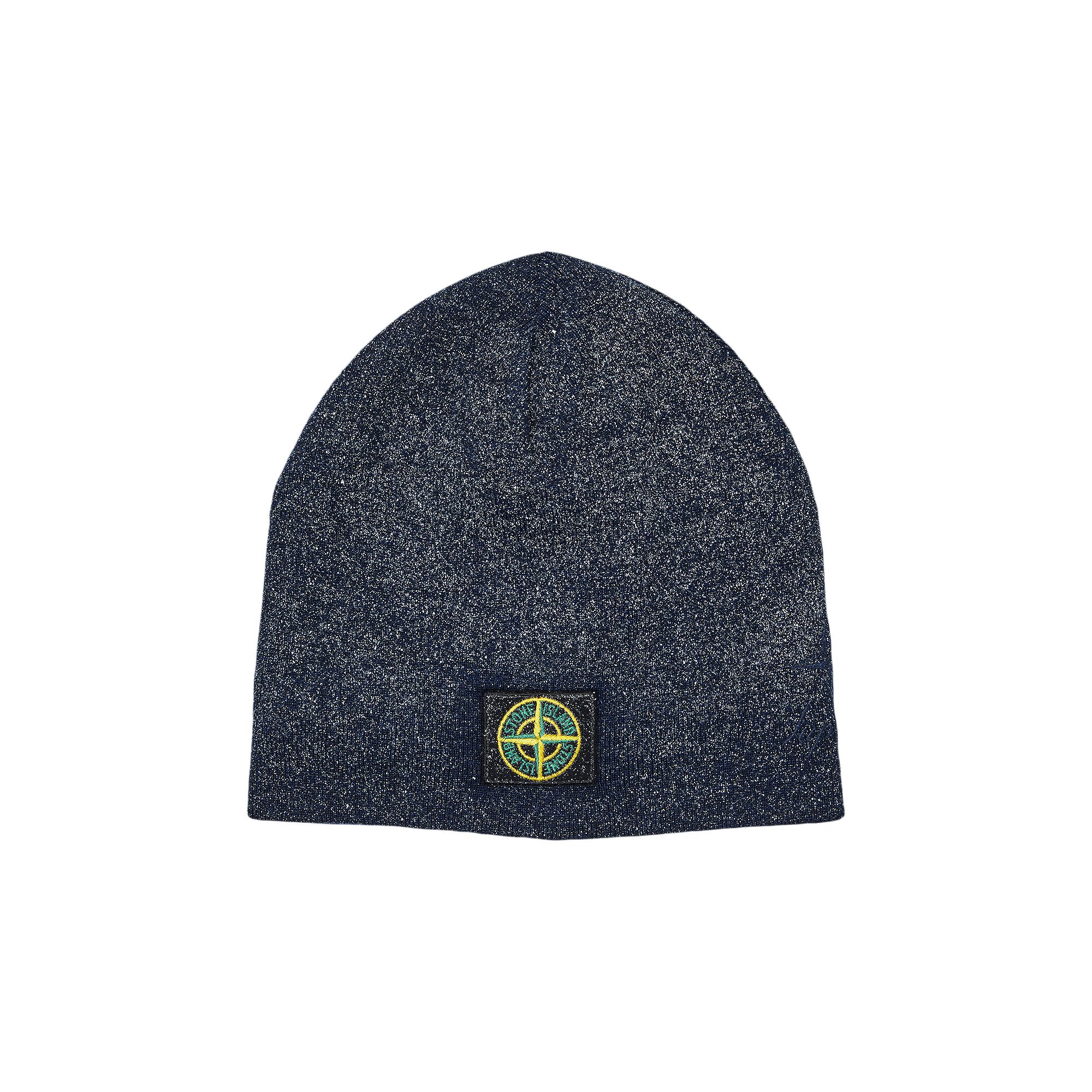 Supreme x Stone Island Reflective Beanie 'Navy' | Blue | Men's Size Onesize