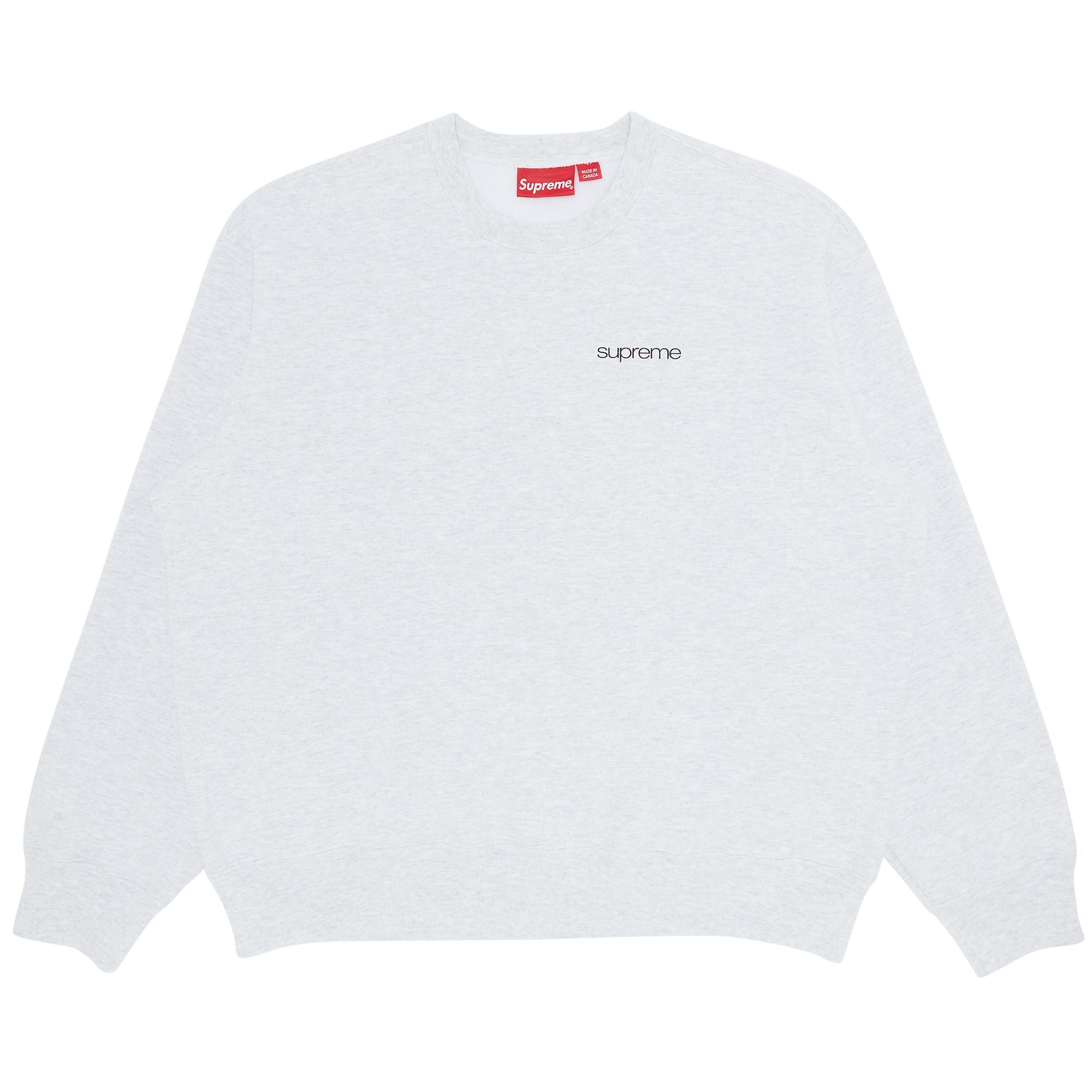 Supreme NYC Crewneck 'Ash Grey' | Men's Size L