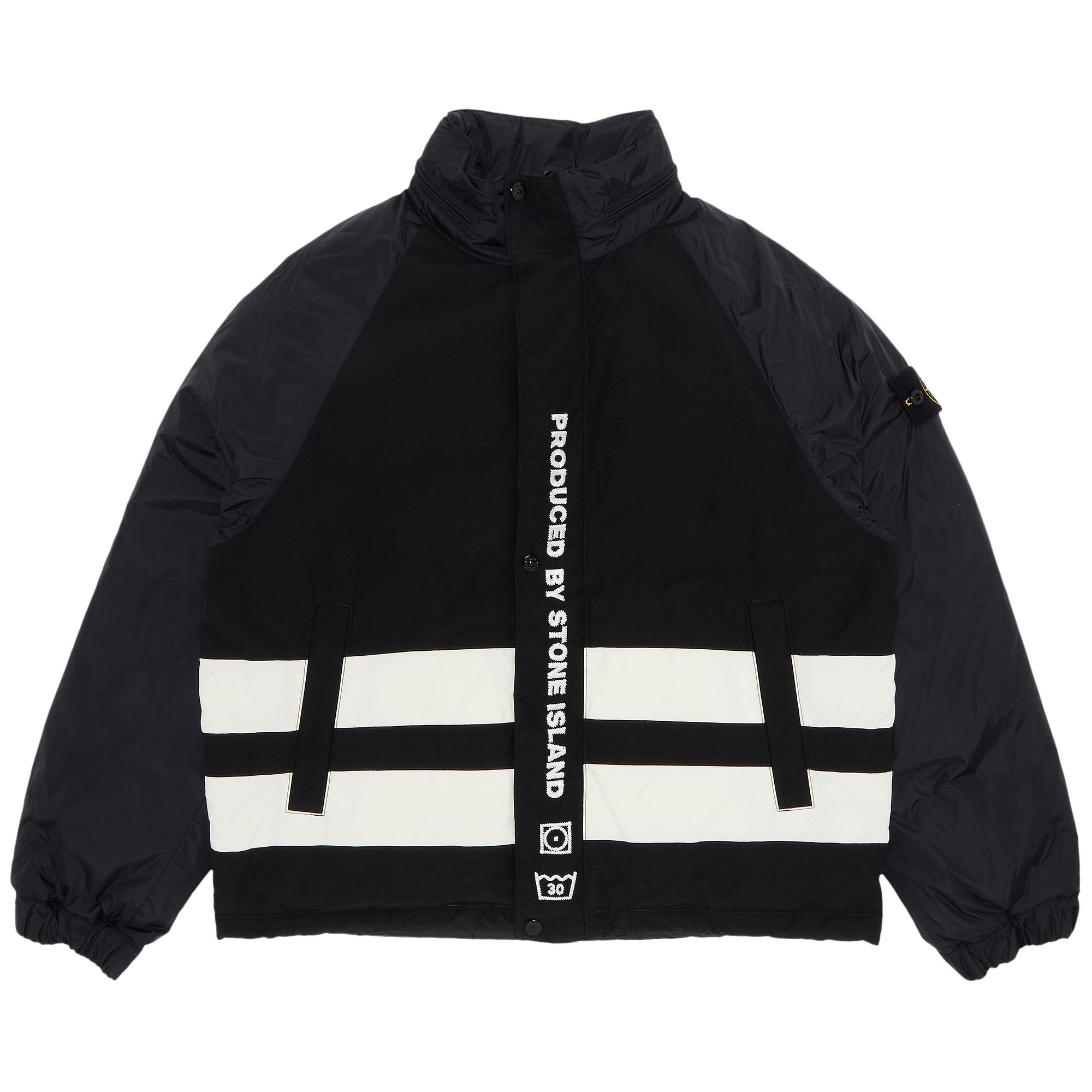 Supreme x Stone Island Reversible Down Puffer Jacket 'Black' | Men's Size XL