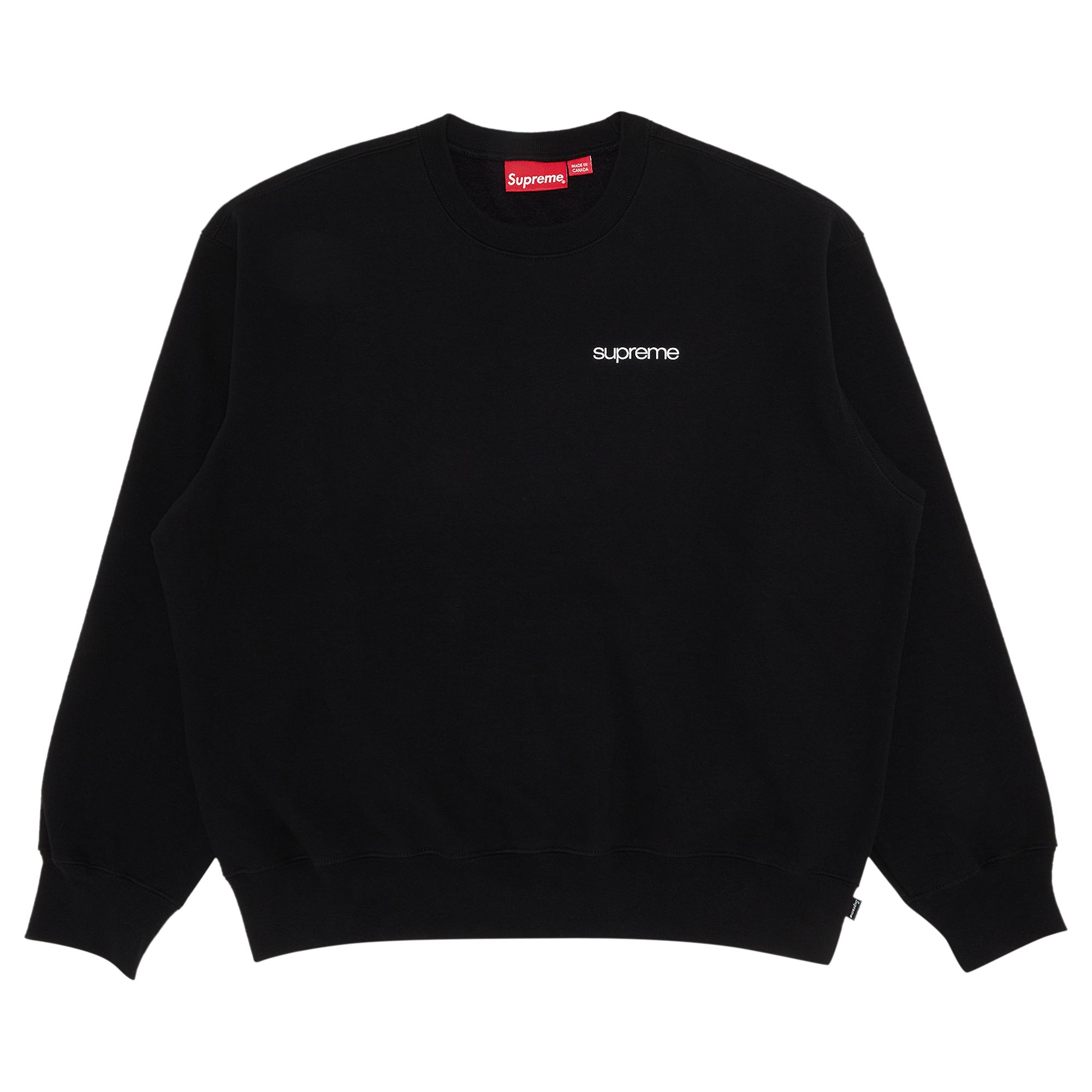 Supreme NYC Crewneck 'Black' | Men's Size L
