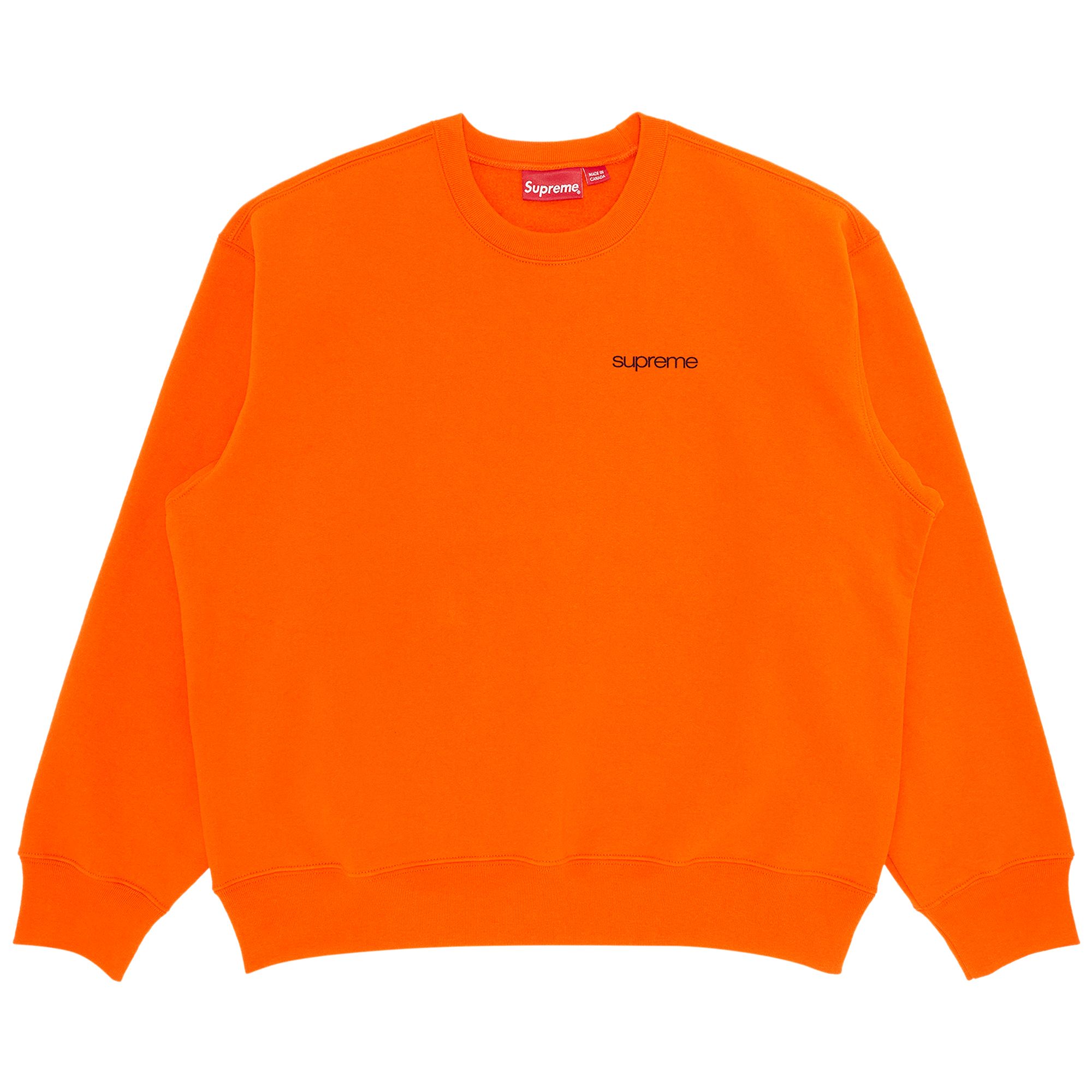 Pre-owned Supreme Nyc Crewneck 'dark Orange' | Men's Size Xl