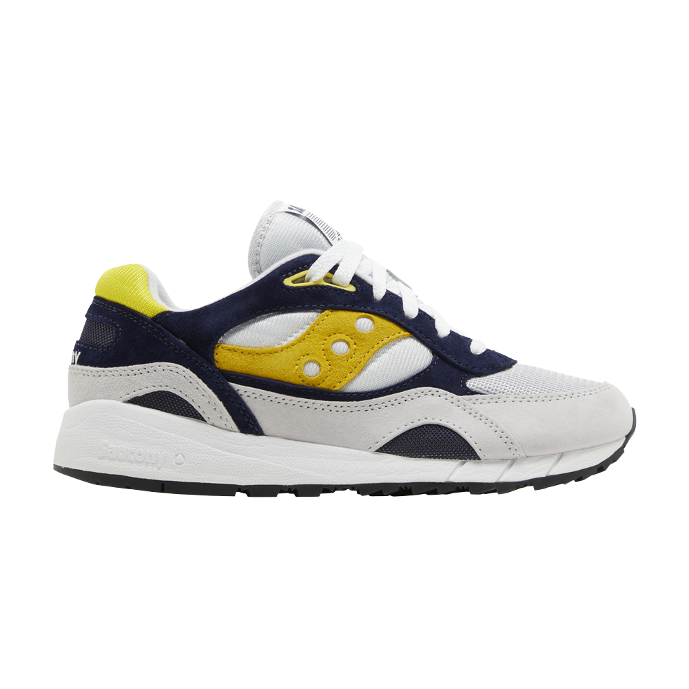 Pre-owned Saucony Shadow 6000 'grey Navy Yellow'