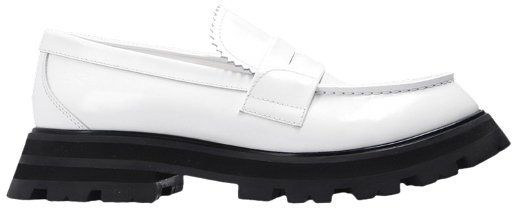 Alexander McQueen Wmns Wander Loafer 'White Black'