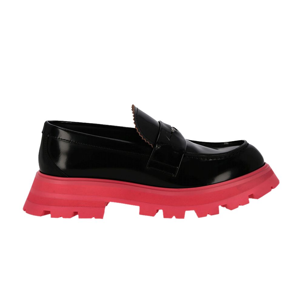 Pre-owned Alexander Mcqueen Wmns Wander Loafer 'black Pink' | Women's Size 40