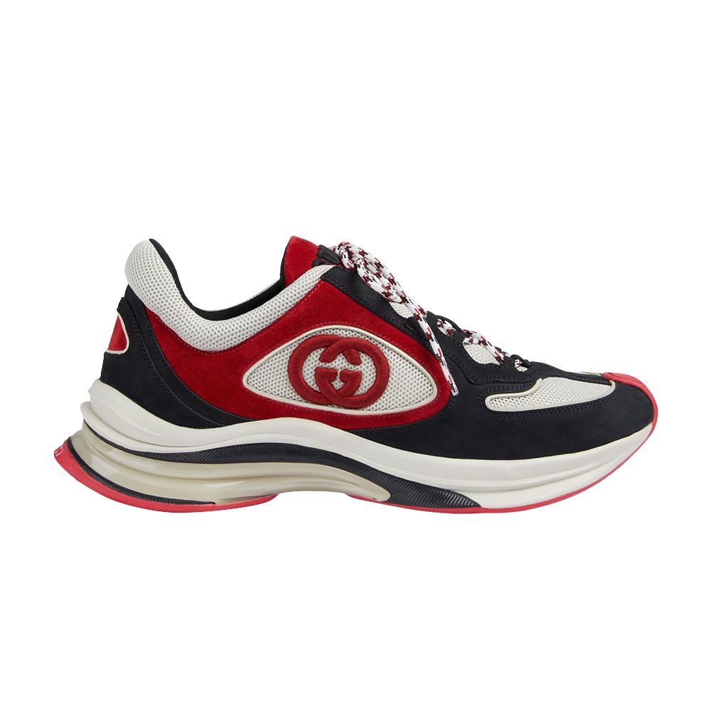 Gucci Run Sneaker 'Black White Red' | Men's Size 9