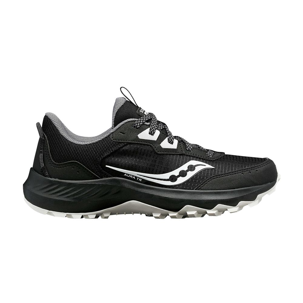 Pre-owned Saucony Wmns Aura Tr Wide 'black Fog'