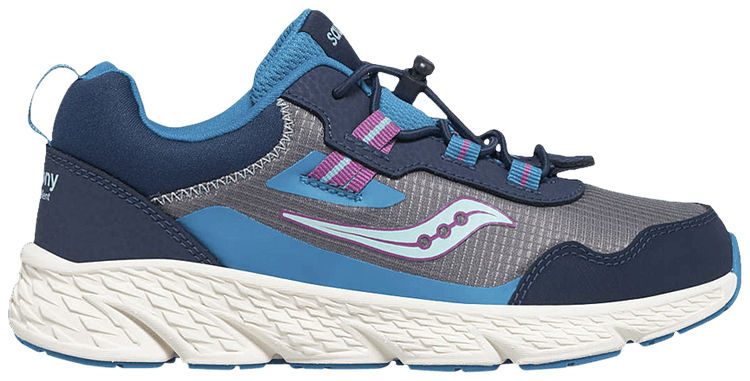 Saucony Wind Shield 30 Big Kid Navy Grey