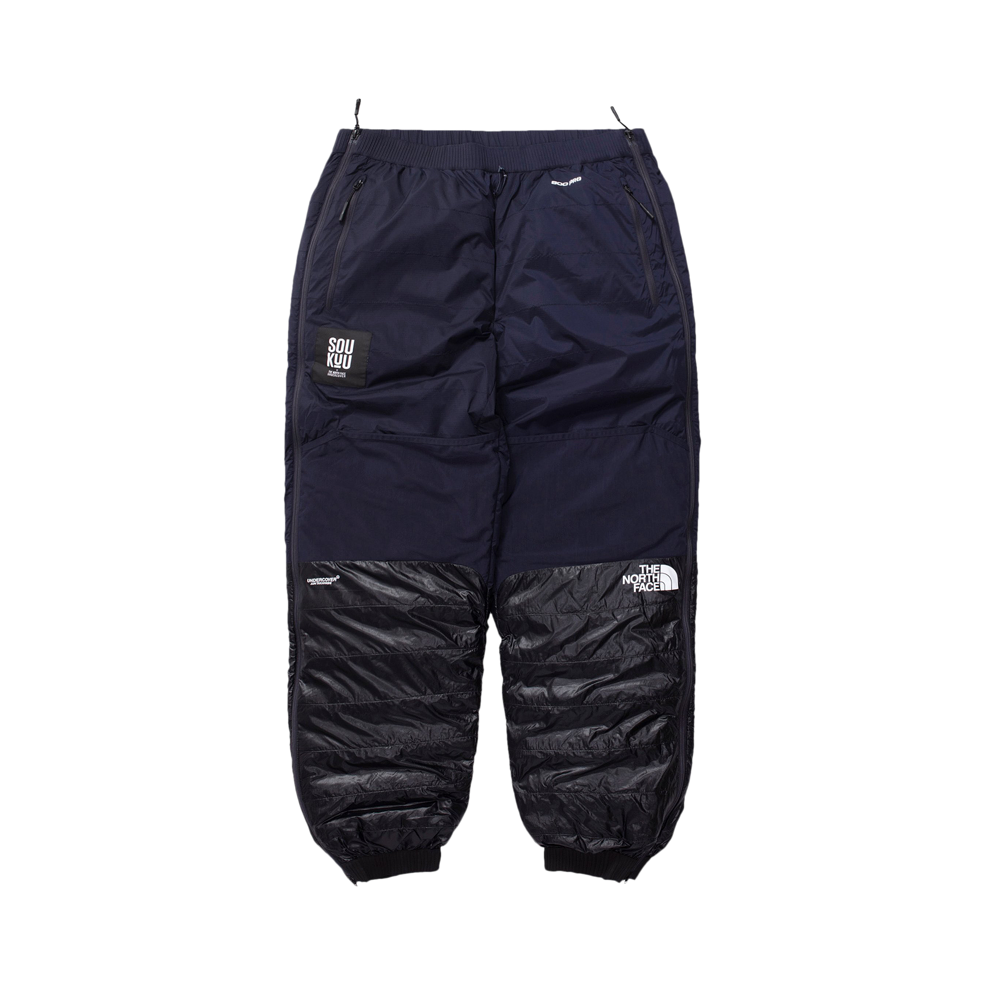Pre-owned The North Face X Undercover Project U 50/50 Down Pant 'black/aviator Navy' In Multi-color