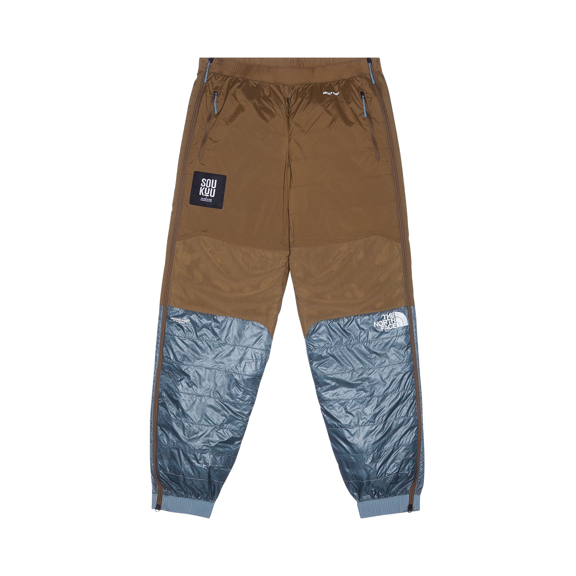 Pre-owned The North Face X Undercover Soukuu 50/50 Down Trousers 'sepia Brown/concrete Grey'