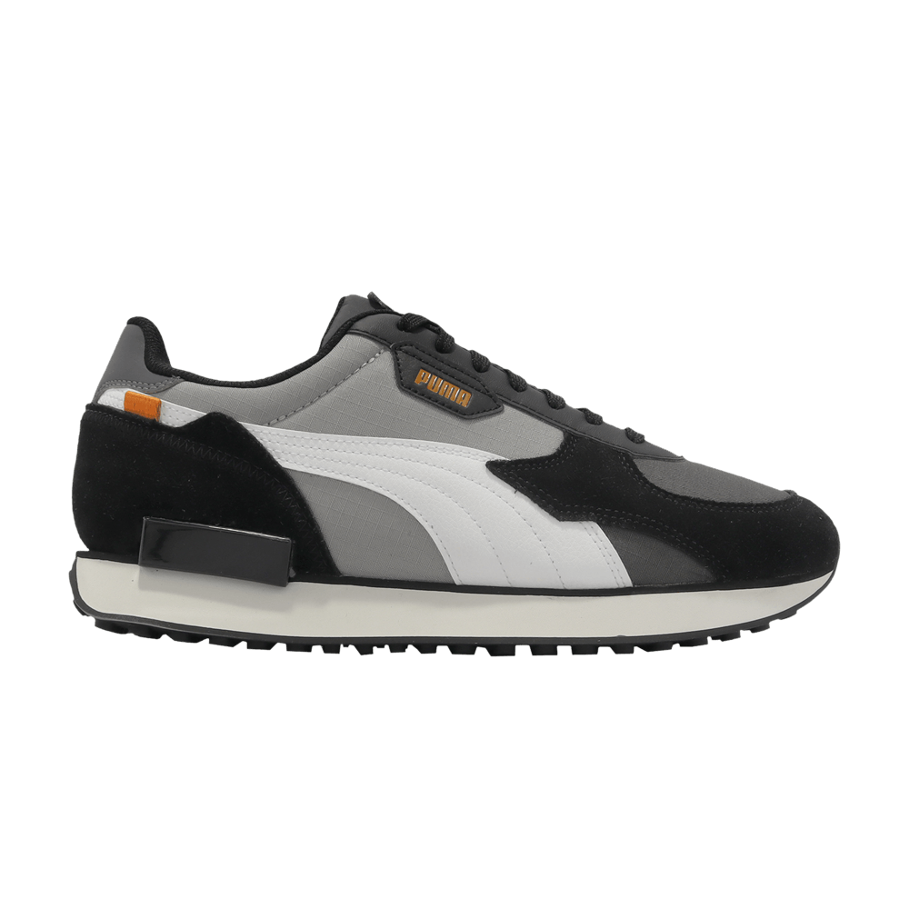 puma future rider black orange grey