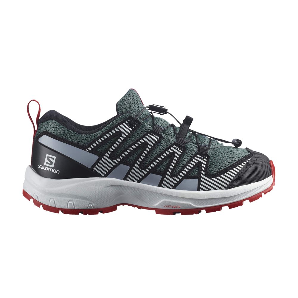 Pre-owned Salomon Xa Pro V8 Junior 'stormy Weather' | Grey | Kid's Size 1 In Gray