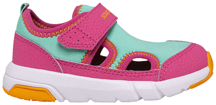 Saucony Quicksplash Little Kid Pink Turquoise