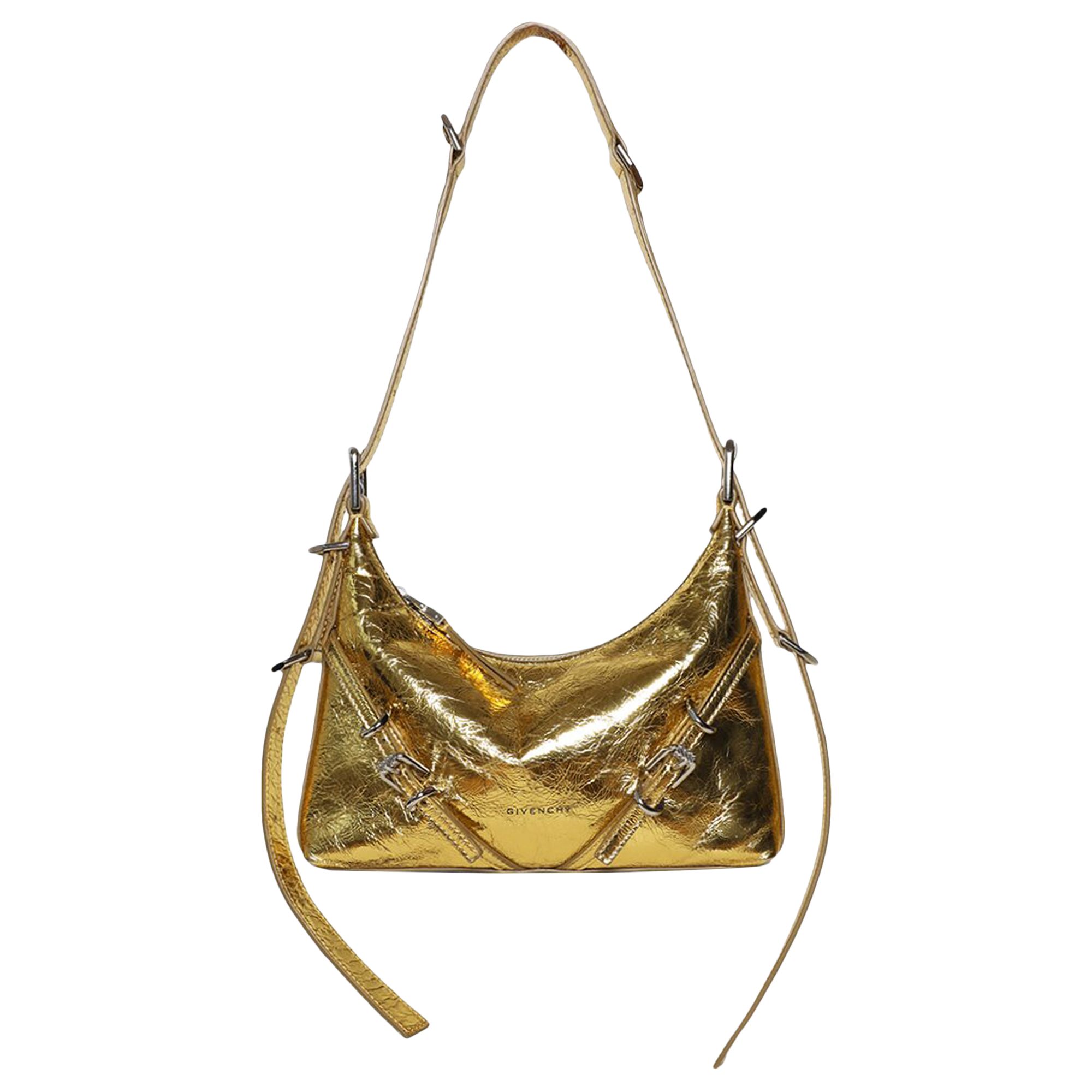 Givenchy Voyou Mini Leather Shoulder Bag 'Golden' | Women's Size Onesize