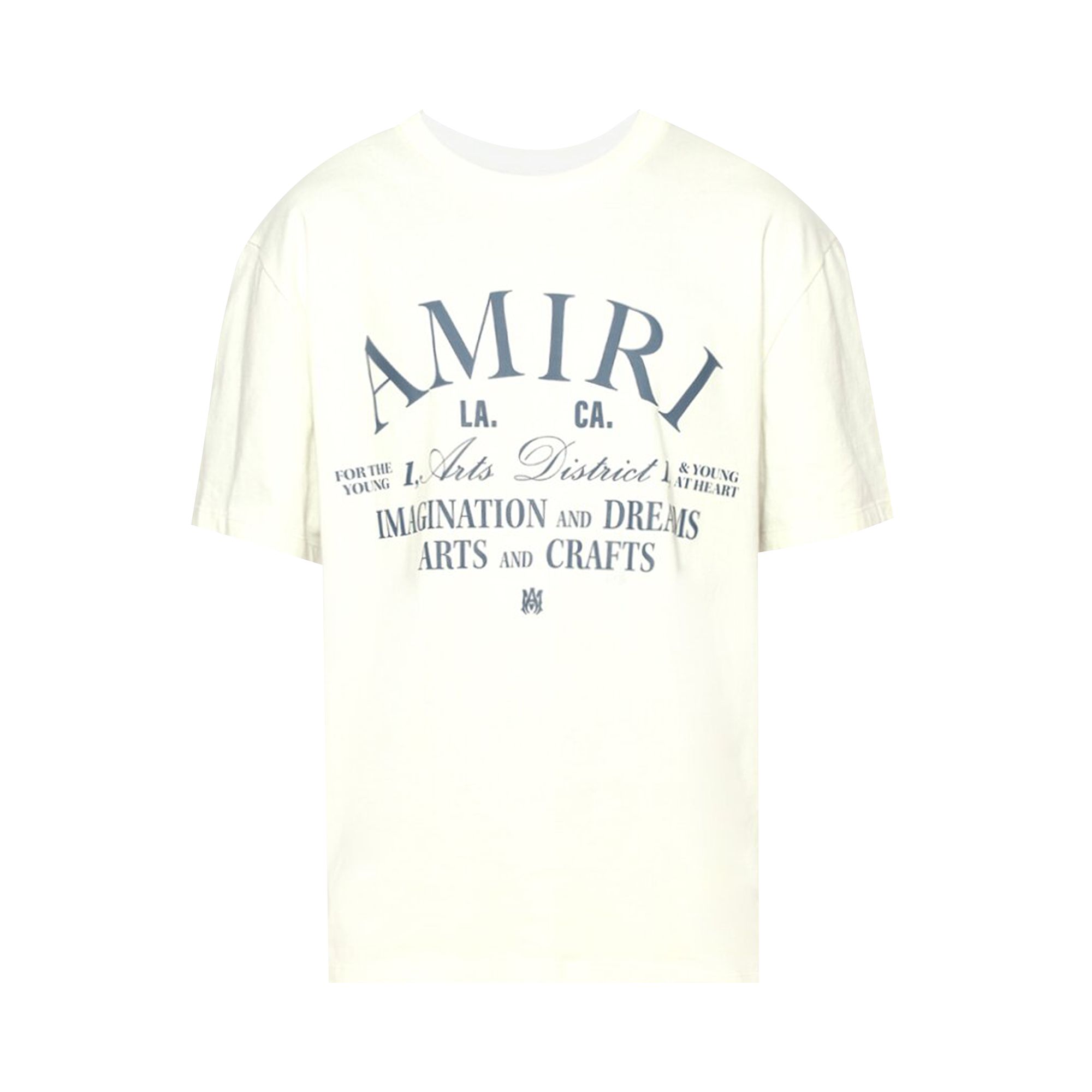 Pre-owned Amiri Arts District Tee 'vanilla Ice' | White | Men's Size L