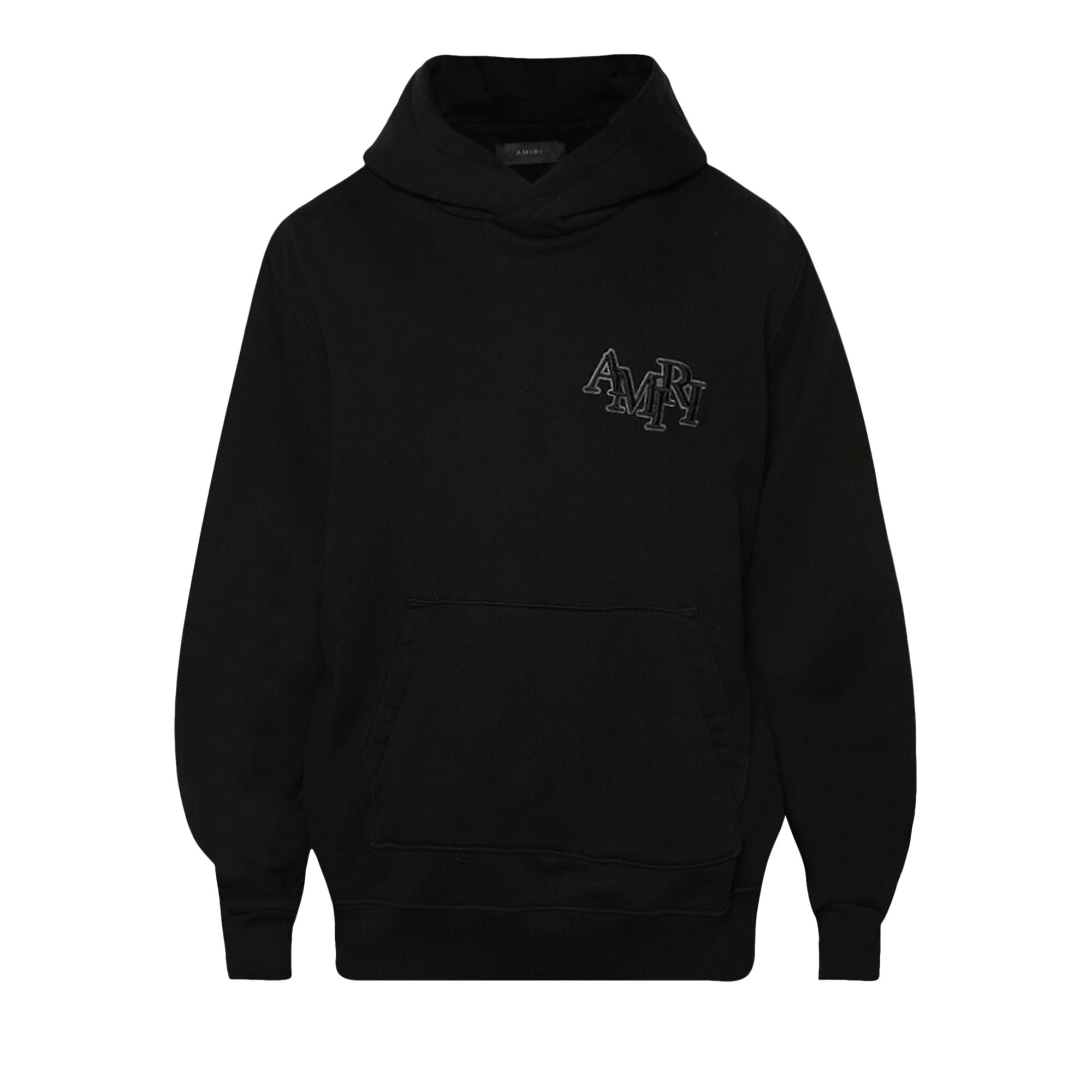 Pre-owned Amiri Staggered Hoodie 'black' | Men's Size Xl