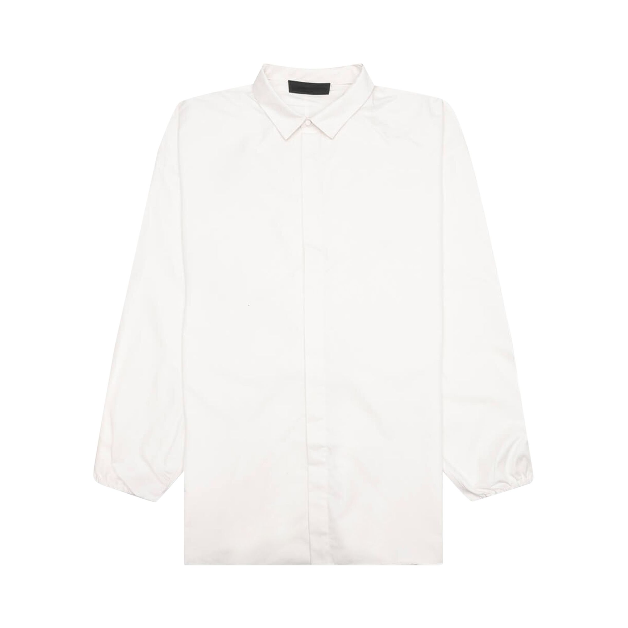Pre-owned Essentials Fear Of God Button Down Shirt 'cloud Dancer' In Brown