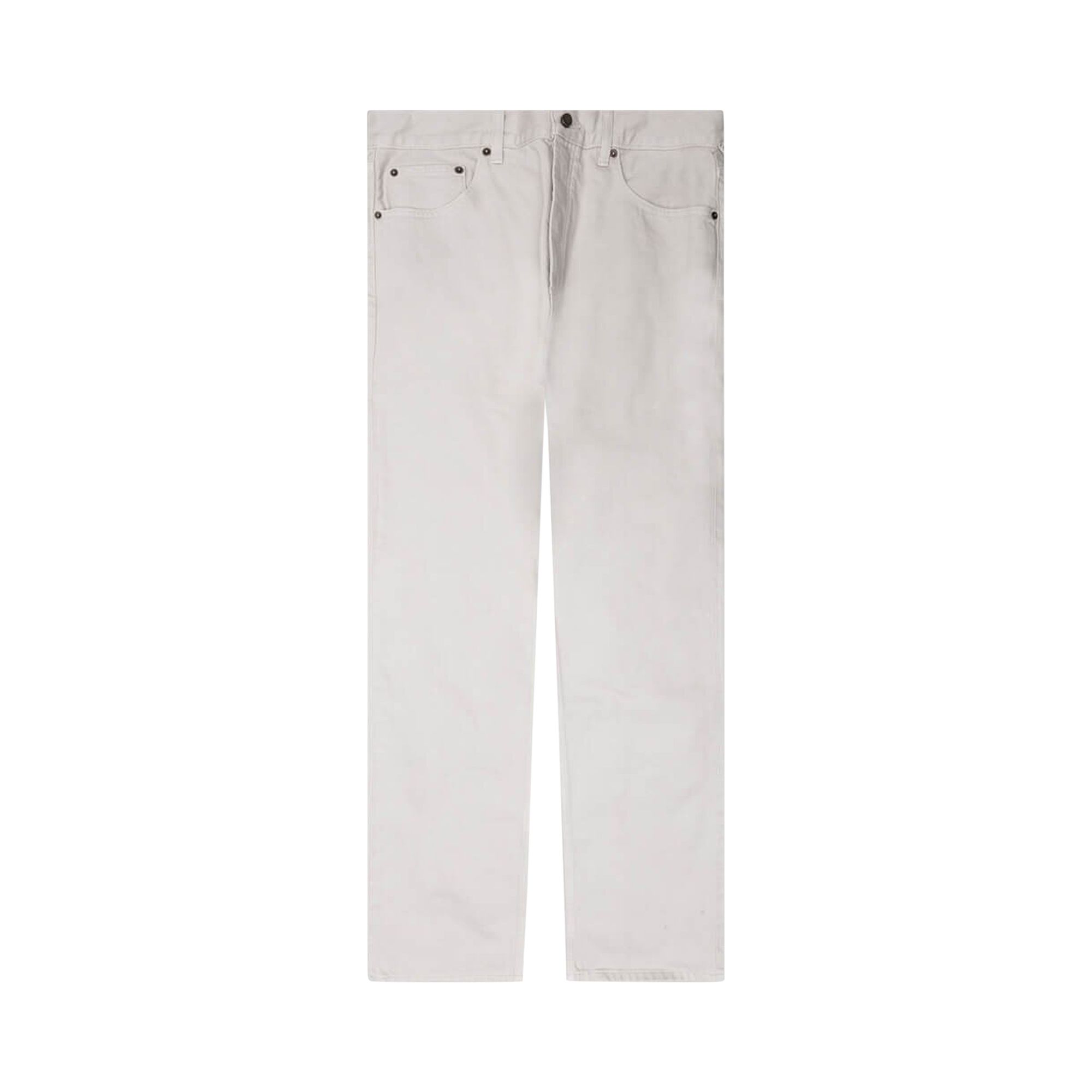 Pre-owned Essentials Fear Of God 5 Pocket Jean 'silver Cloud' In Grey