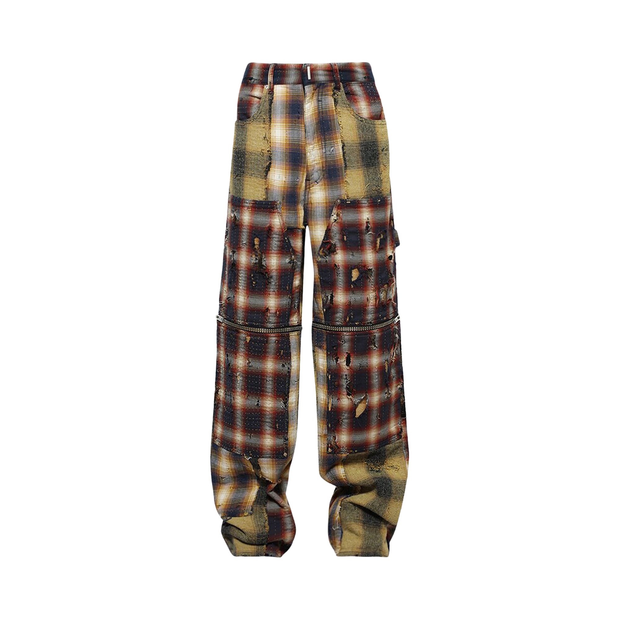 Pre-owned Givenchy Zip Off Carpenter Denim Trousers 'multicolor' | Multi-color | Men's Size 38