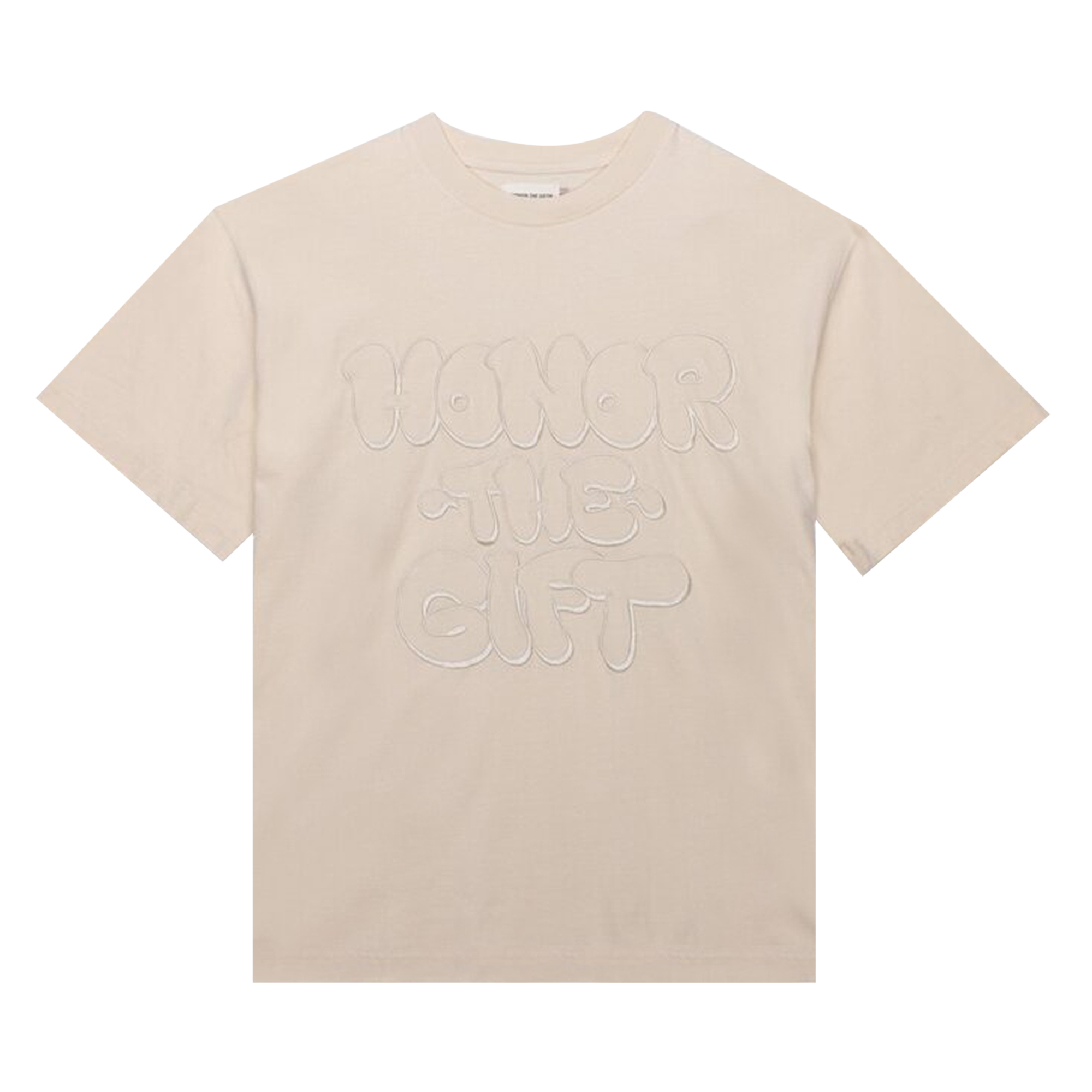 Pre-owned Honor The Gift Amp'd Up T-shirt 'bone' In Cream