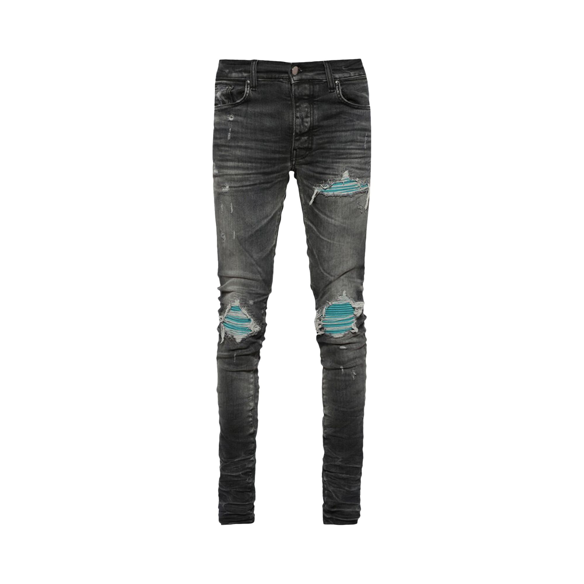 Pre-owned Amiri Mx1 Jean 'storm Grey' | Men's Size 34 In Gray