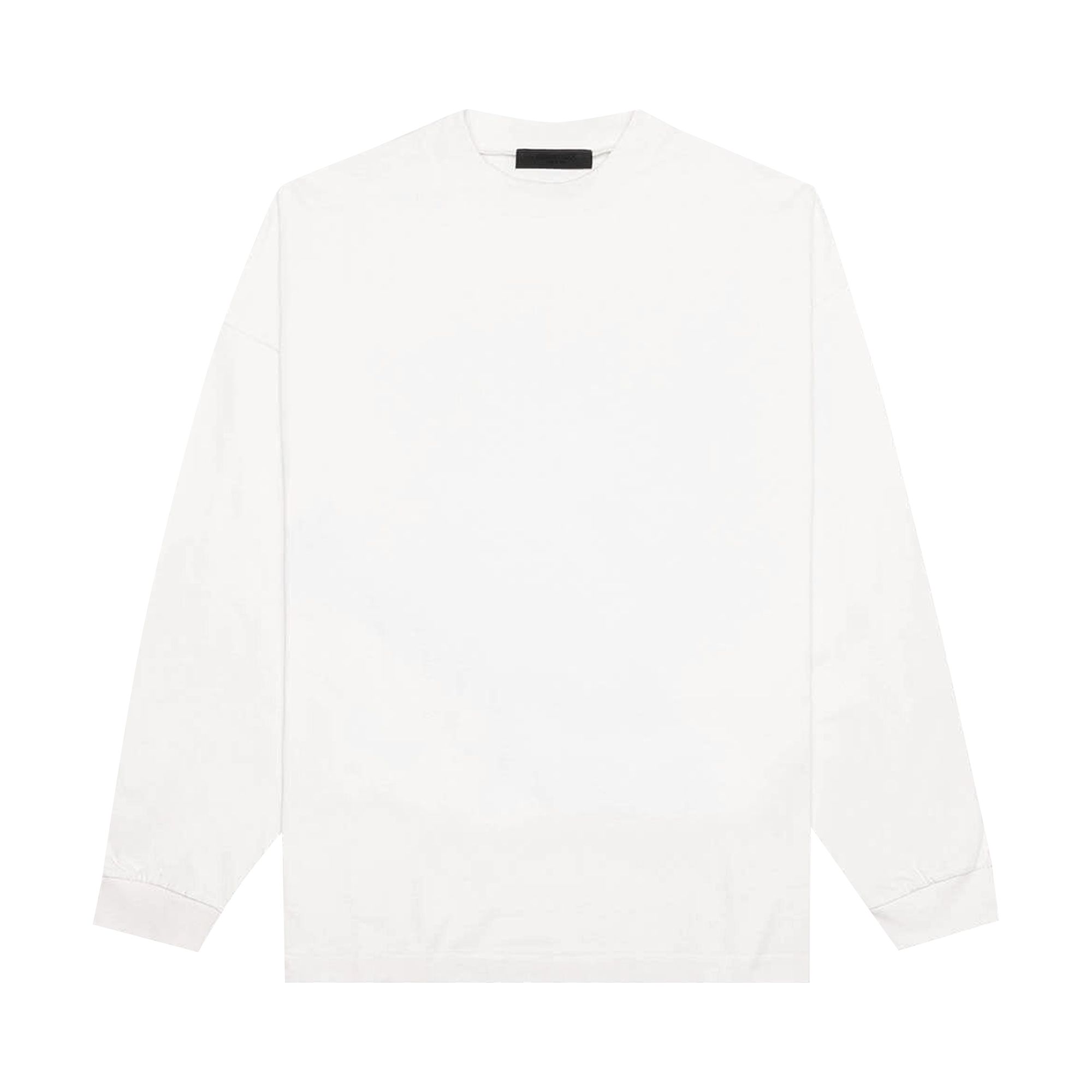 Fear of God Essentials Long-Sleeve Tee 'Cloud Dancer' | Cream | Men's Size 2XS