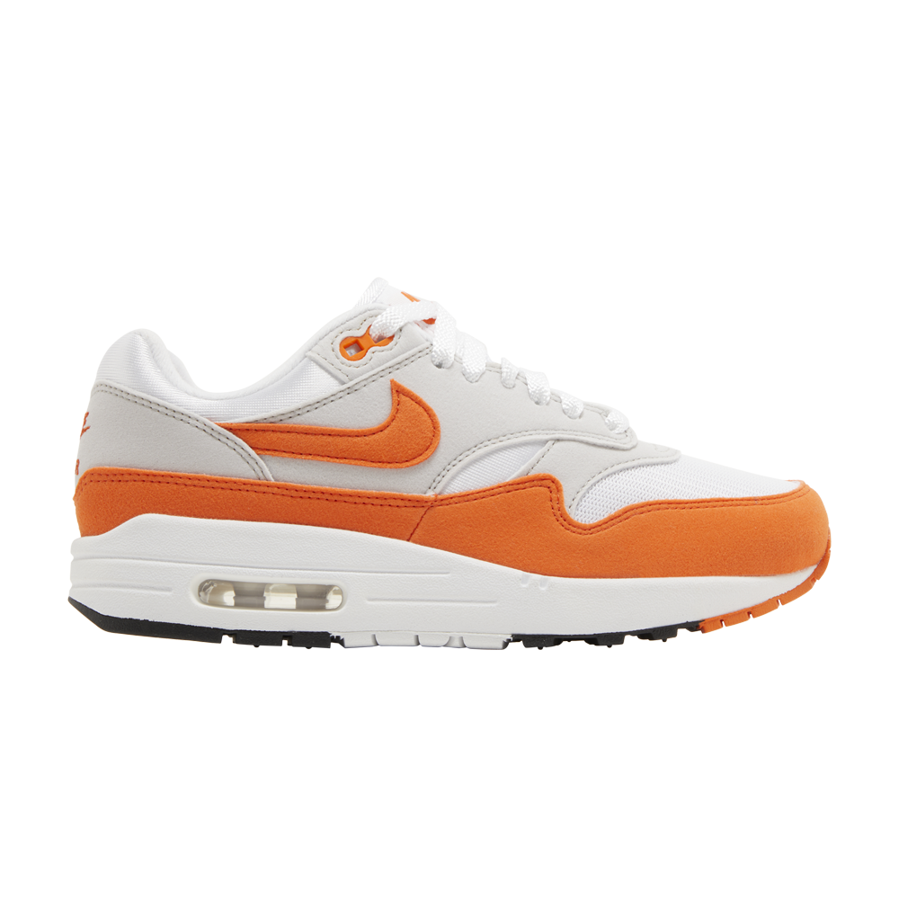 Pre-owned Nike Wmns Air Max 1 'safety Orange' In Grey