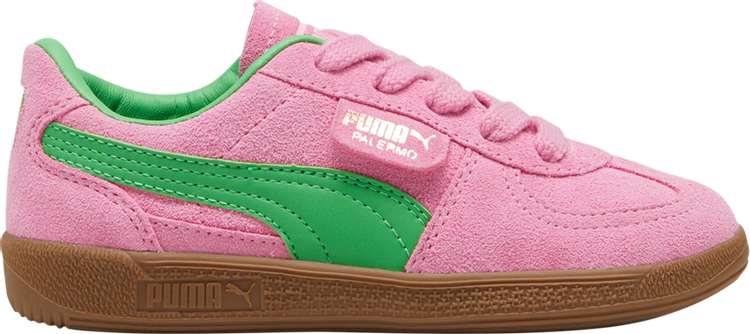 PUMA Palermo Special sneakers in pink and green