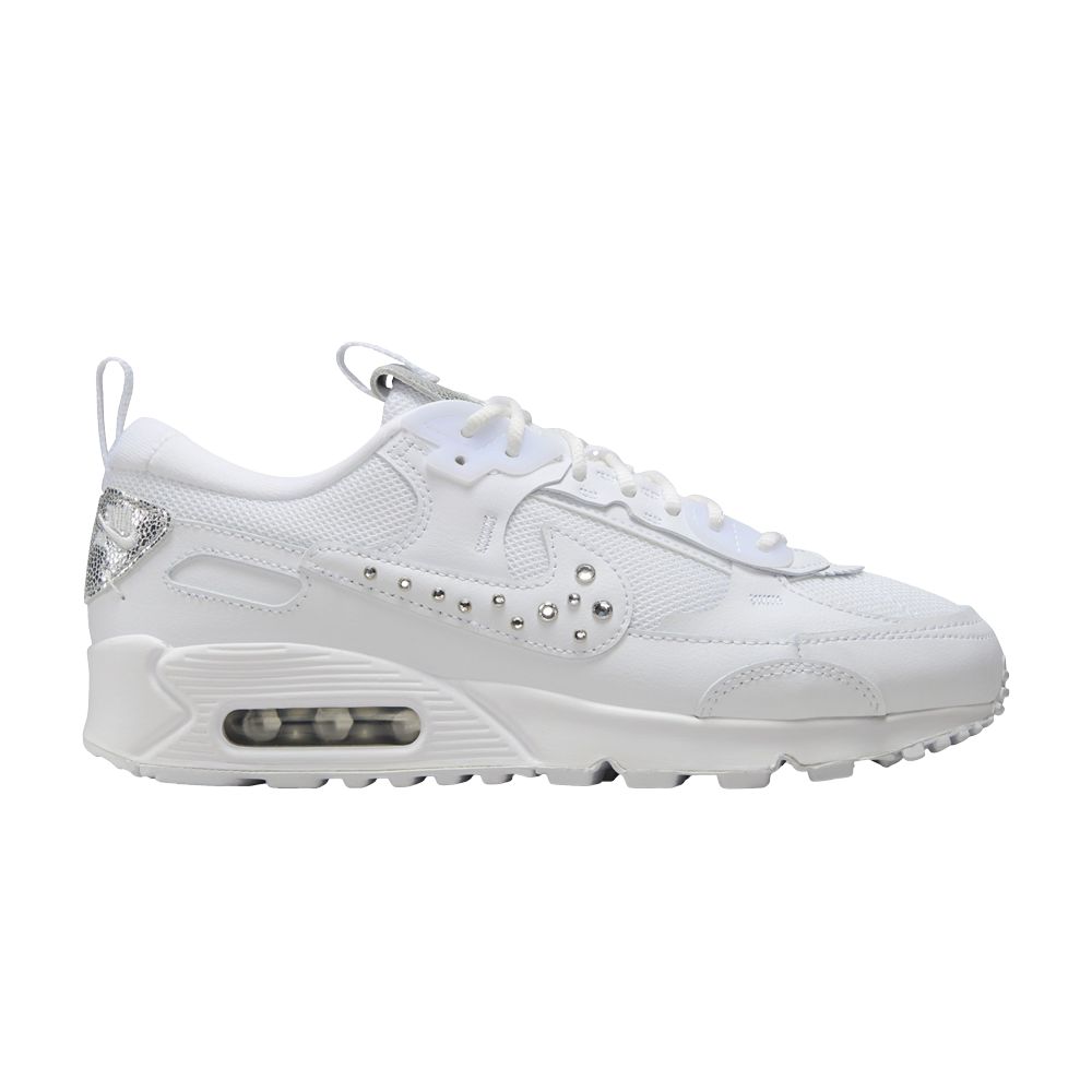 Nike Wmns Air Max 90 Futura 'Studded Swoosh' | White | Women's Size 7.5