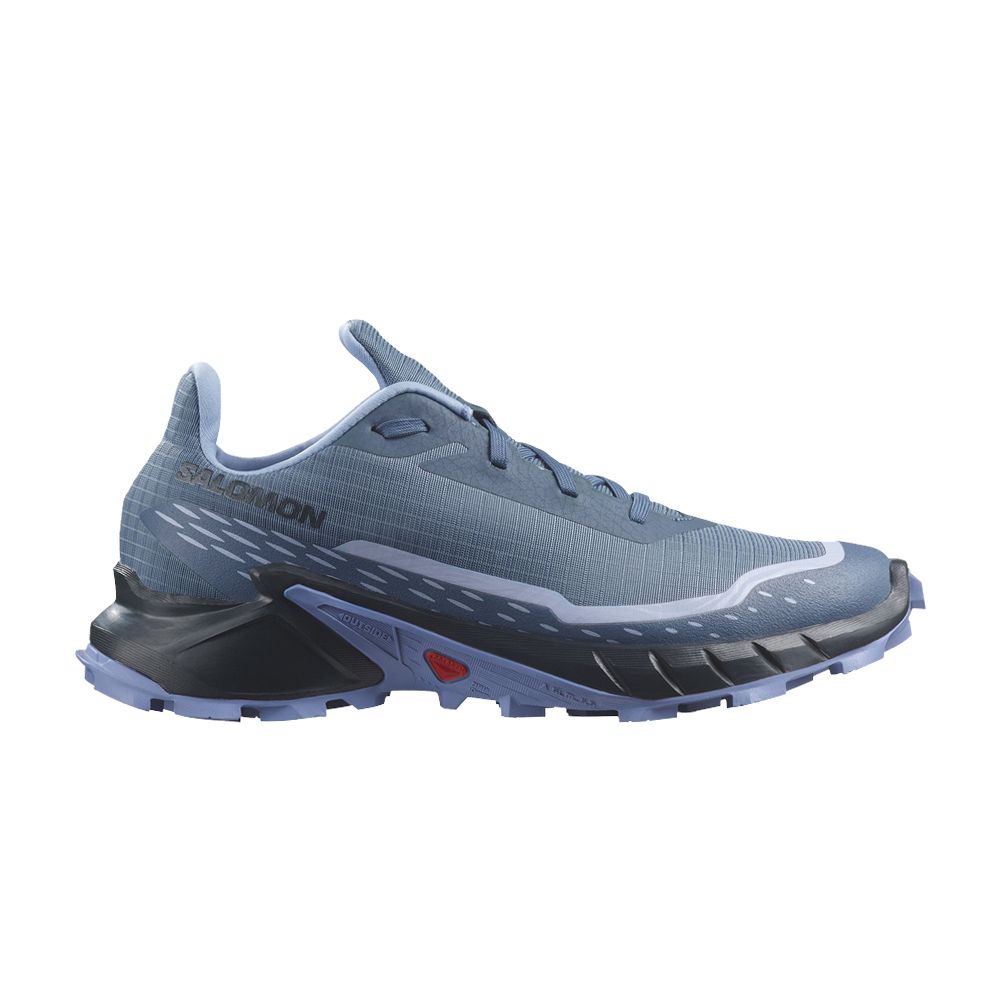 Pre-owned Salomon Wmns Alphacross 5 'bering Sea' In Blue